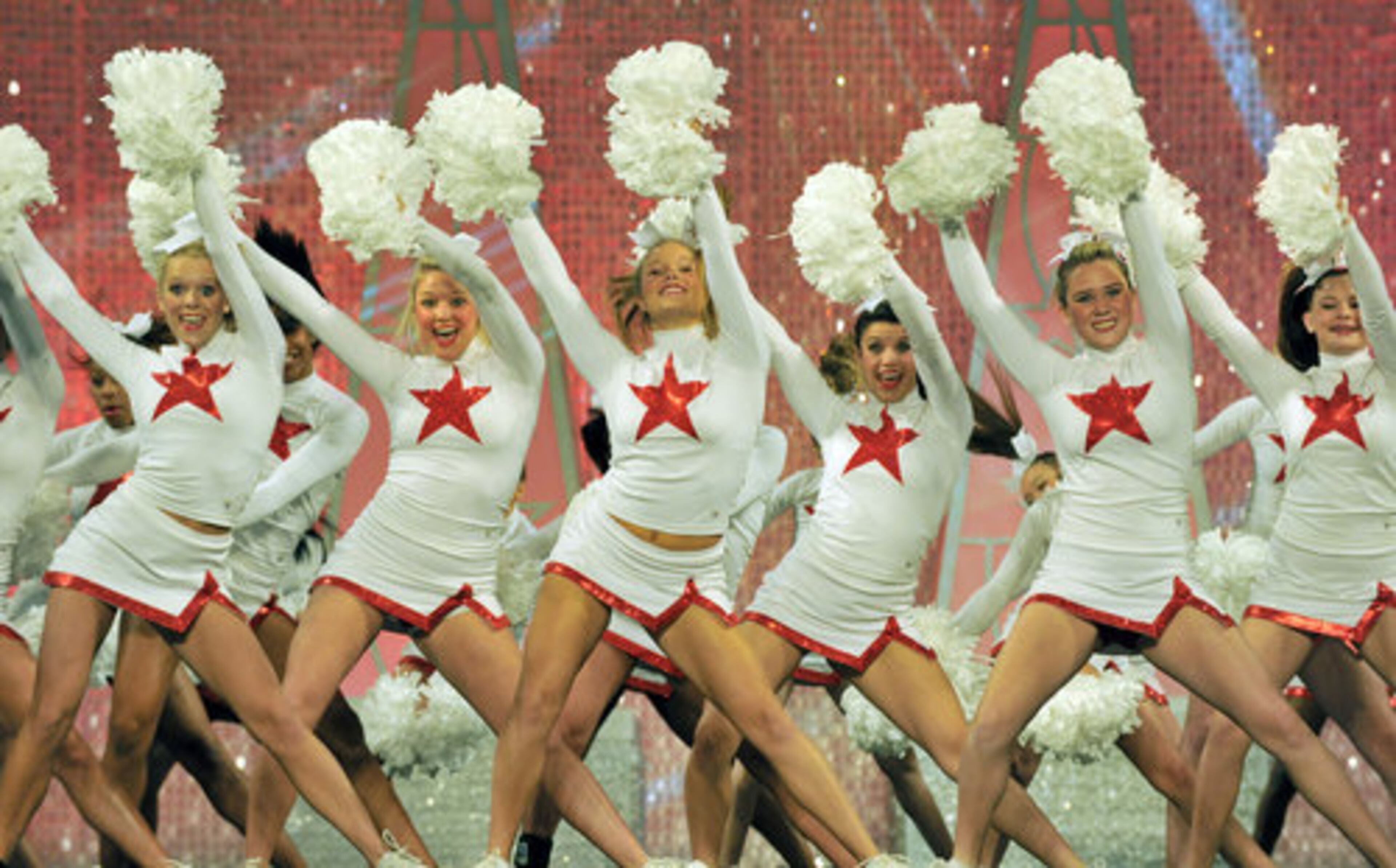 Macy's All Star Cheer Squad performs for the crowd before the 63rd annual Macy's Great Tree Lighting Show at Lenox Square Mall on Thursday, Nov. 25, 2010. American Idol Season 5 runner-up Katharine McPhee; fan favorite country singer and songwriter Chuck Wicks; Platinum selling R&B artist Bobby V and Atlanta native Austin Renfroe take the stage to celebrate the annual event.