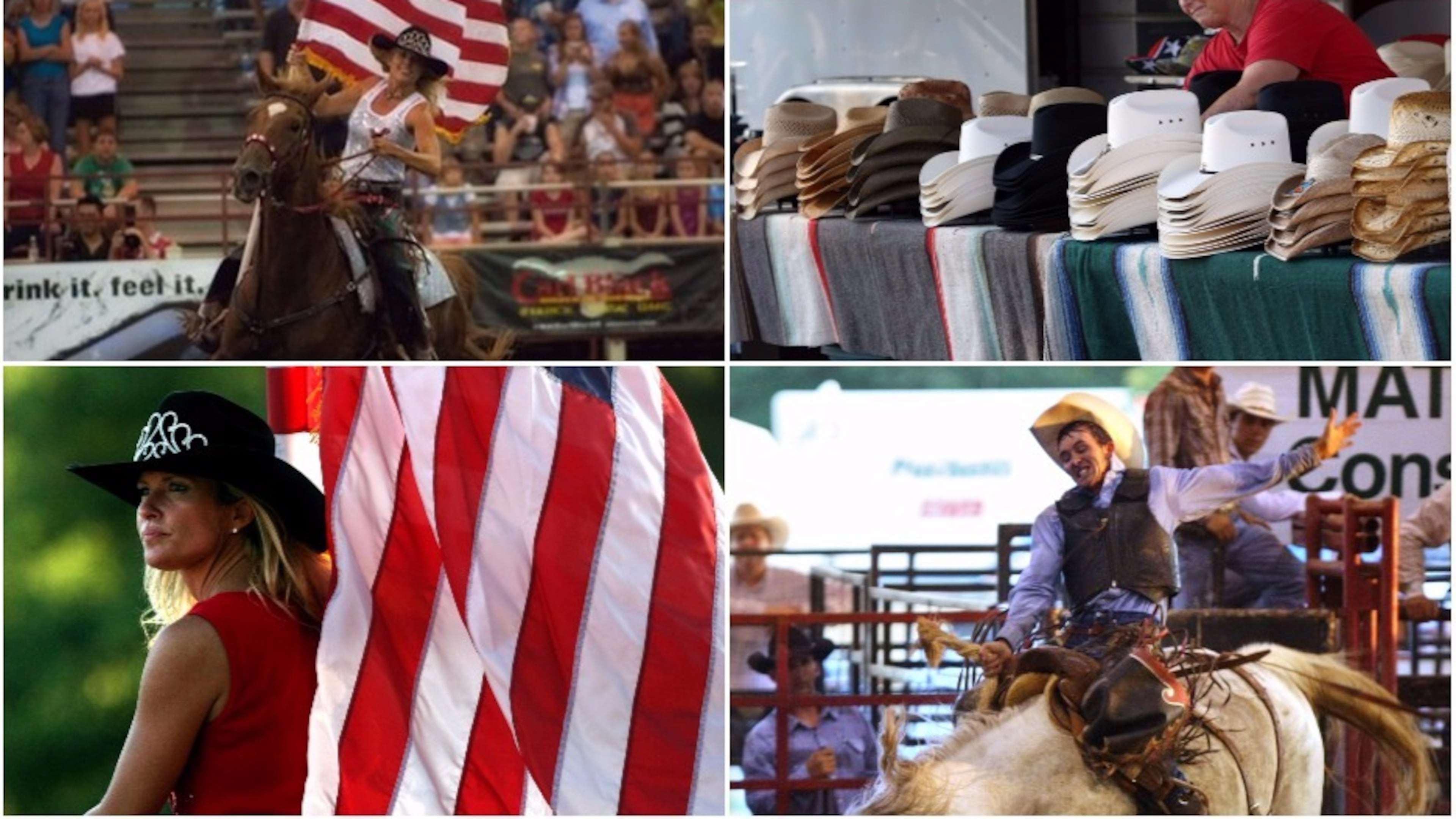 These are scenes from past Cobb County rodeo events. This year makes 20 years for the rodeo.