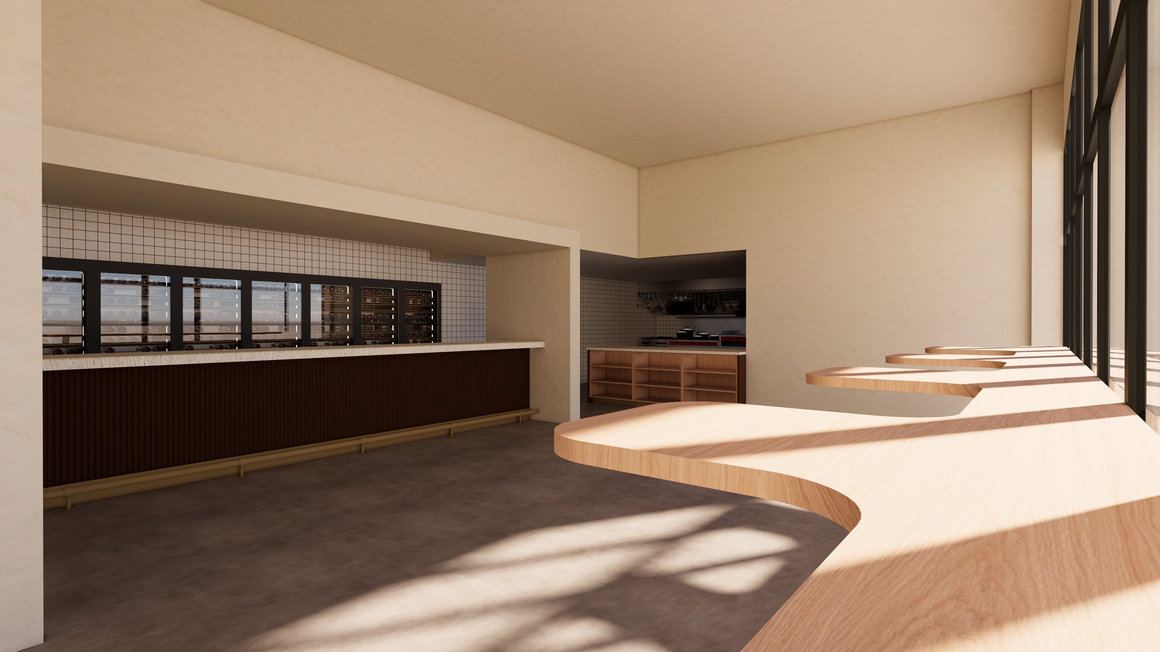 A rendering of So. Fox, a full-service restaurant in Virginia-Highland coming from Myles Moody and Rachael Pack. (Courtesy of Pack Hospitality)