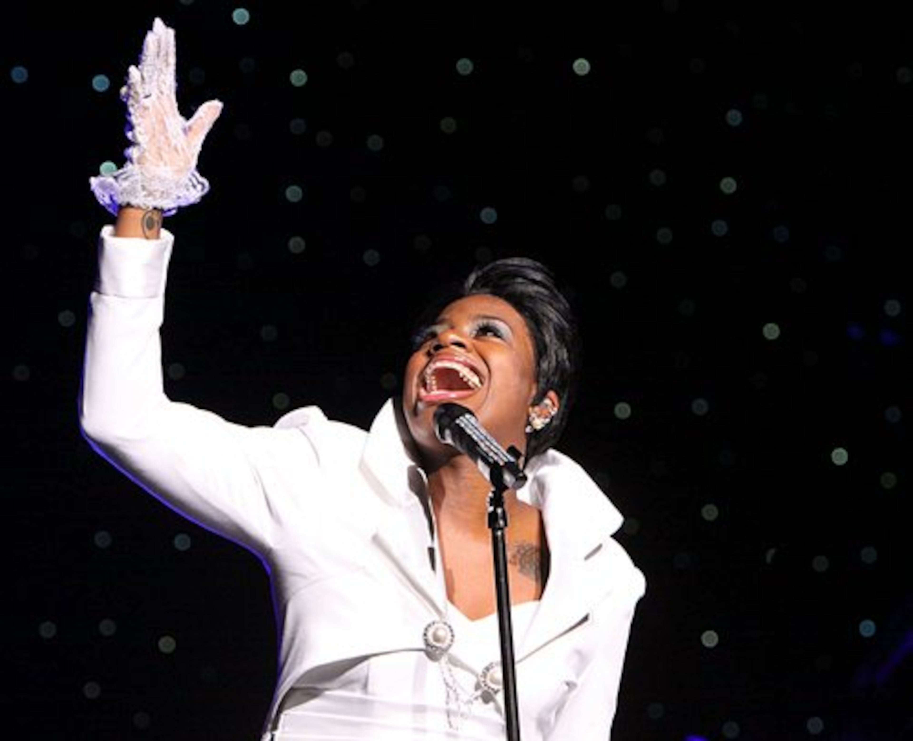 Fantasia Barrino performs at the Fox Theatre on Thursday night