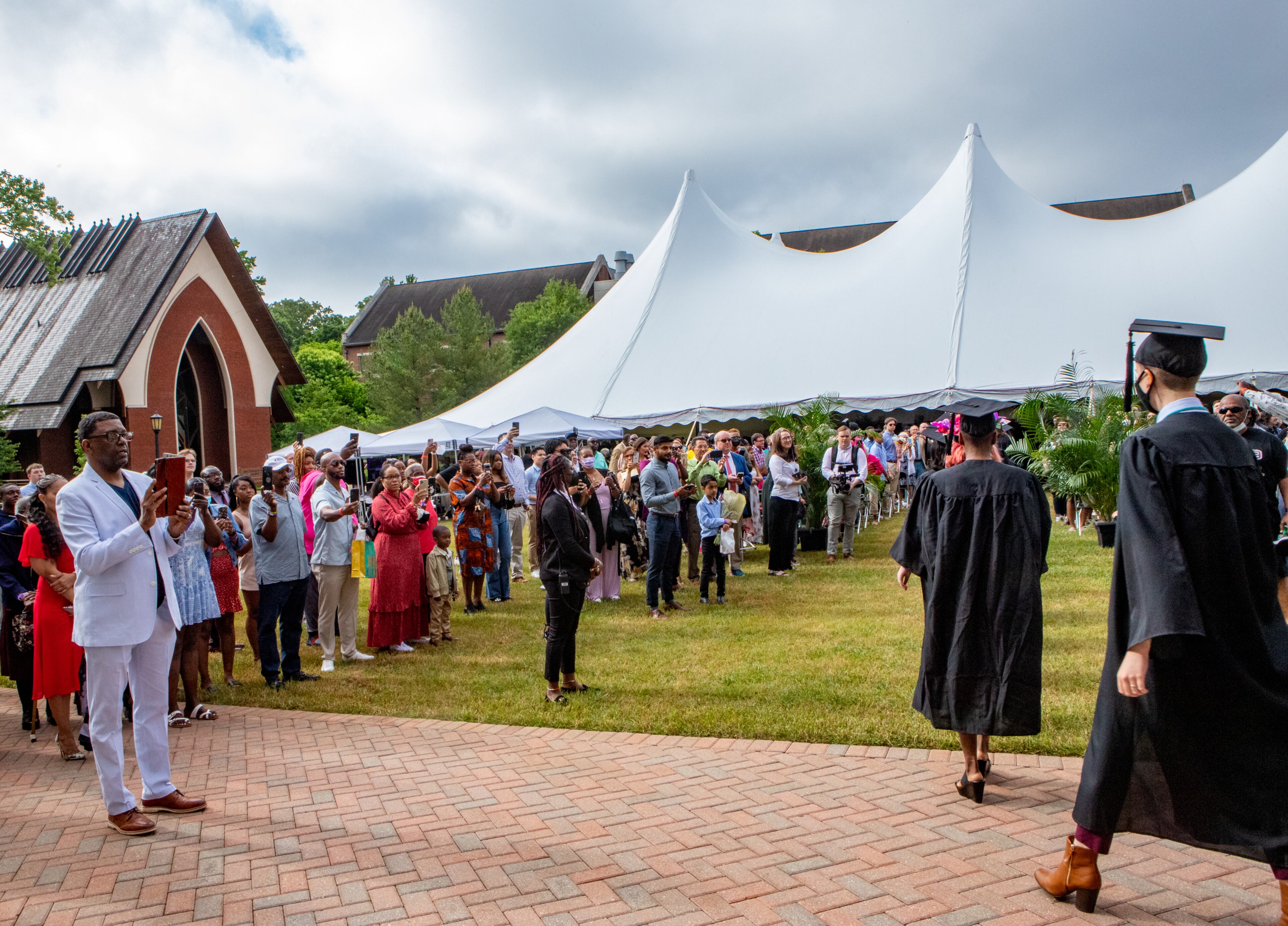 Agnes Scott College holds their graduation ceremony on Saturday, May 14, 2022 . (Jenni Girtman for The Atlanta Journal-Constitution)