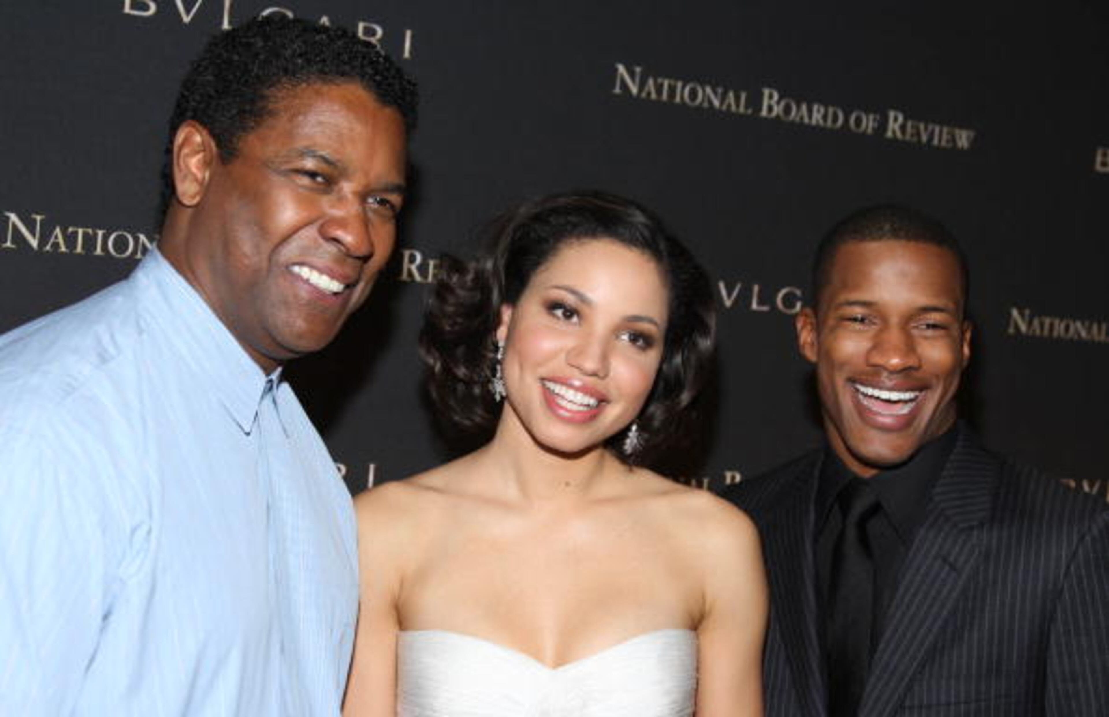 NEW YORK - JANUARY 15: (L-R) Actors Denzel washington, Jurnee Smollett and Nate Parker attend The 2007 National Board of Review Awards Gala at Cipriani 42nd street January 15, 2008. (Photo by Stephen Lovekin/Getty Images)