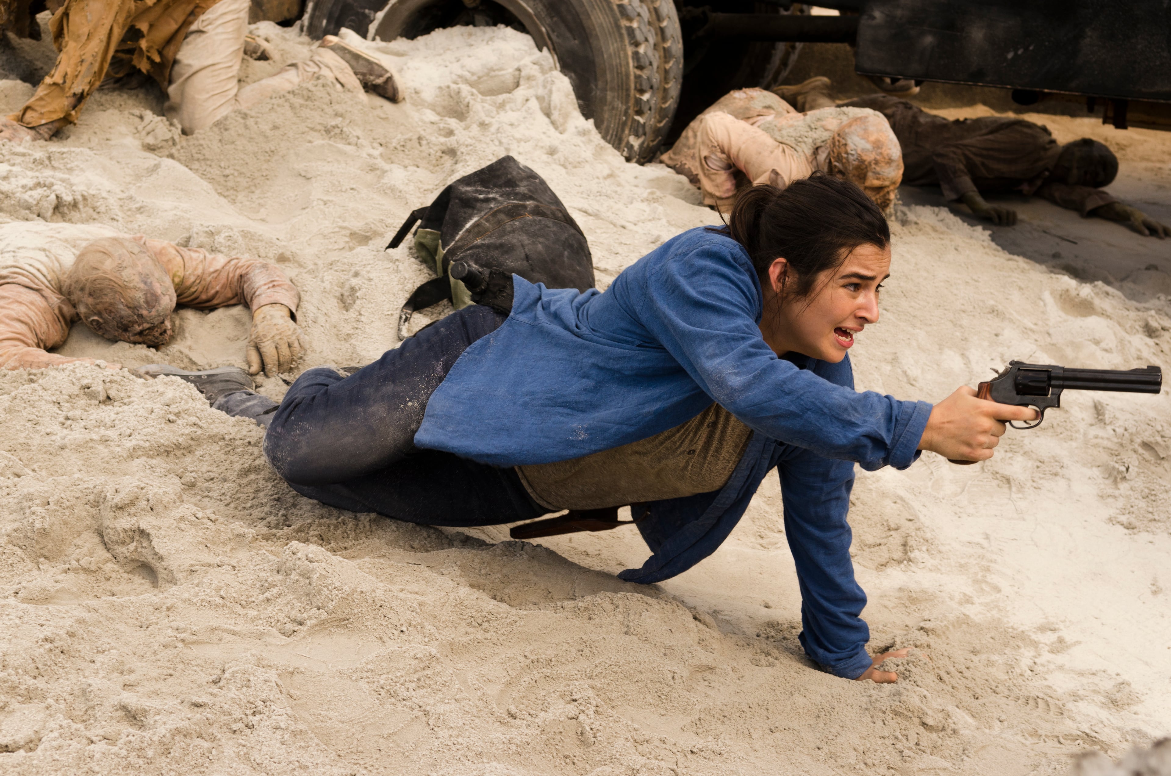 Alanna Masterson as Tara Chambler - The Walking Dead _ Season 7, Episode 6 - Photo Credit: Gene Page/AMC