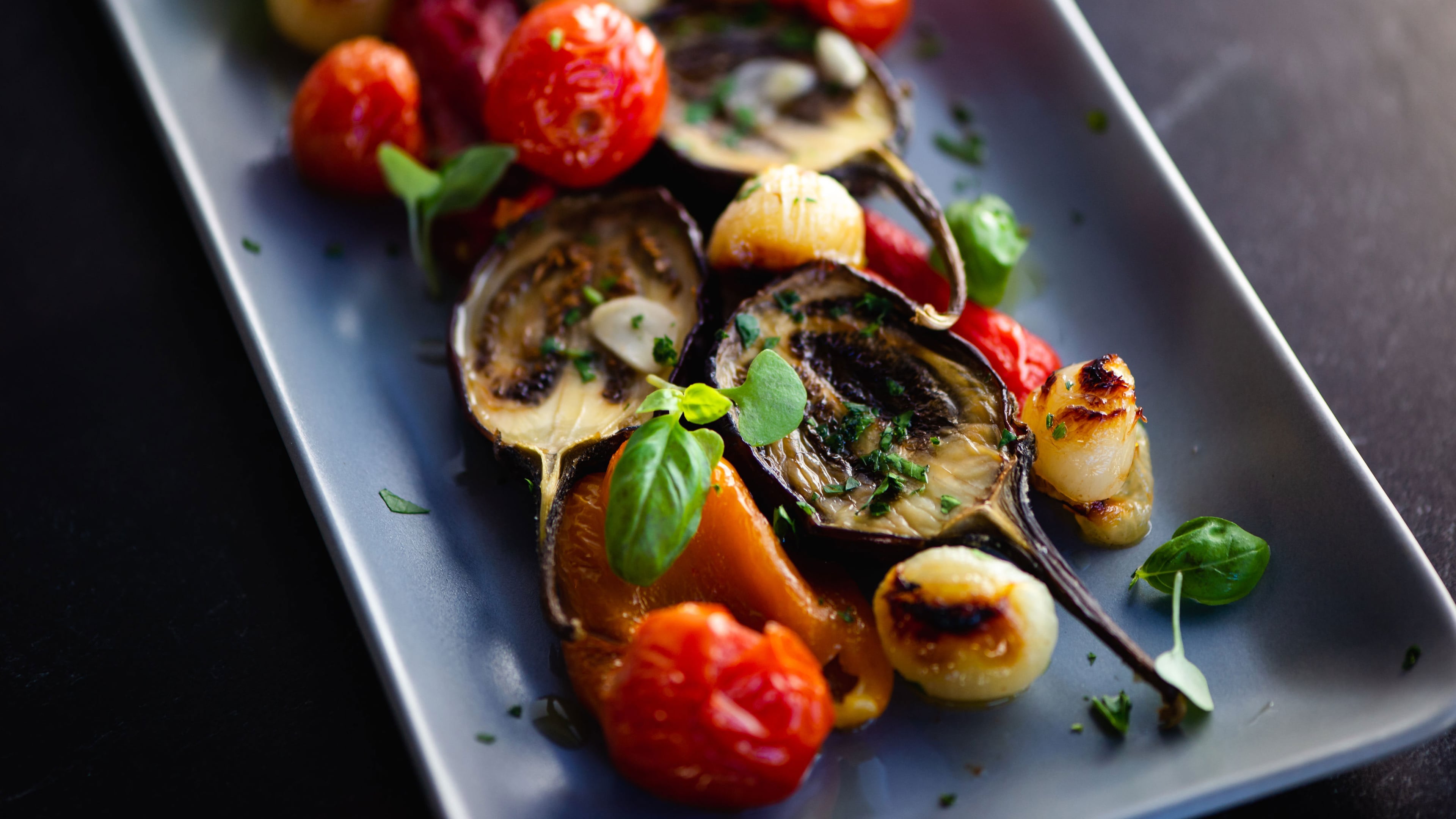 Escalivada - roasted vegetables - from the menu of Casa Robles.
