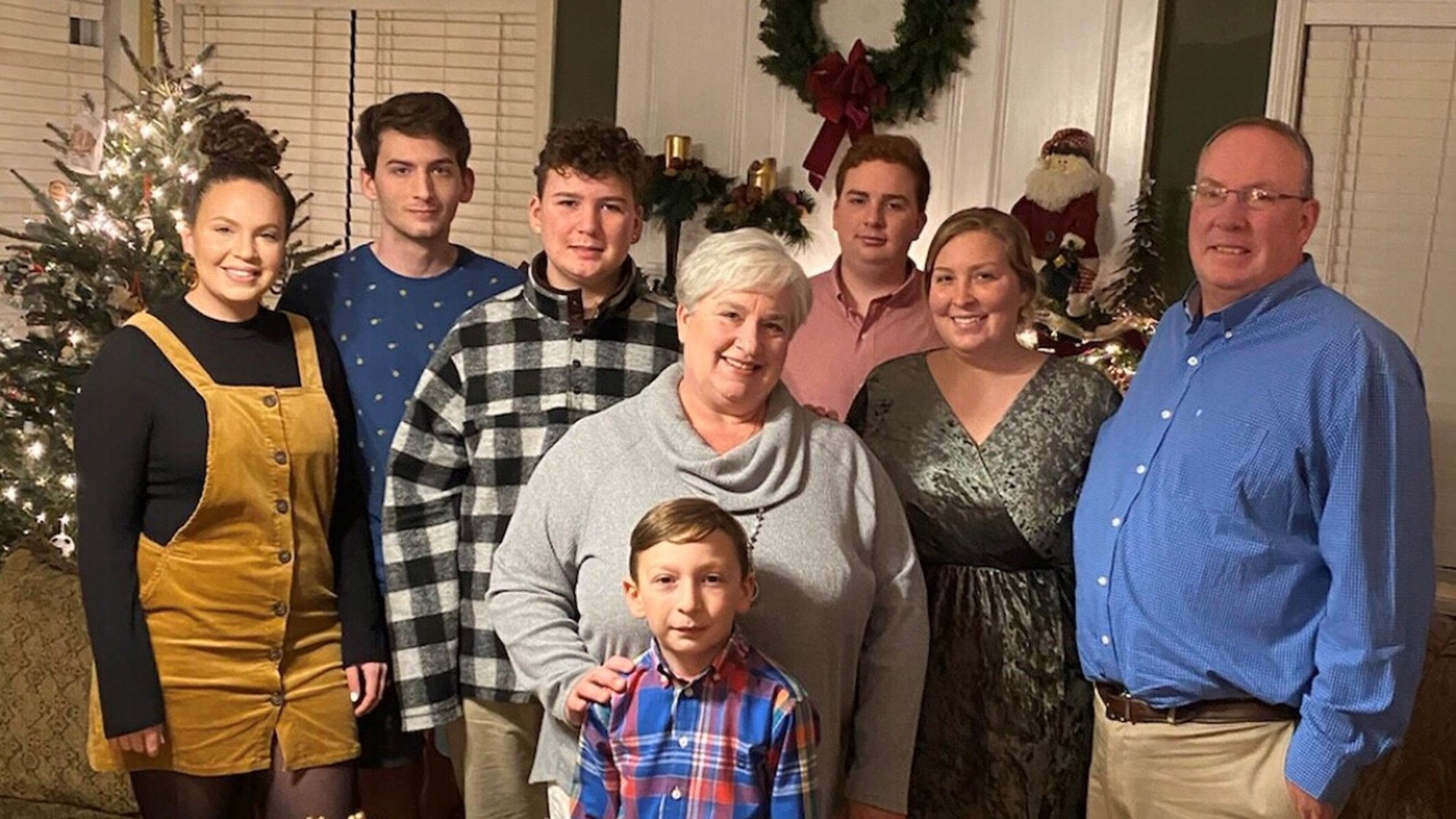 Pamela Faletra, center, a former teacher who runs a catering business from her home, will be helping to teach her three youngest kids while their schools are closed because of concerns over coronavirus. SPECIAL TO THE AJC