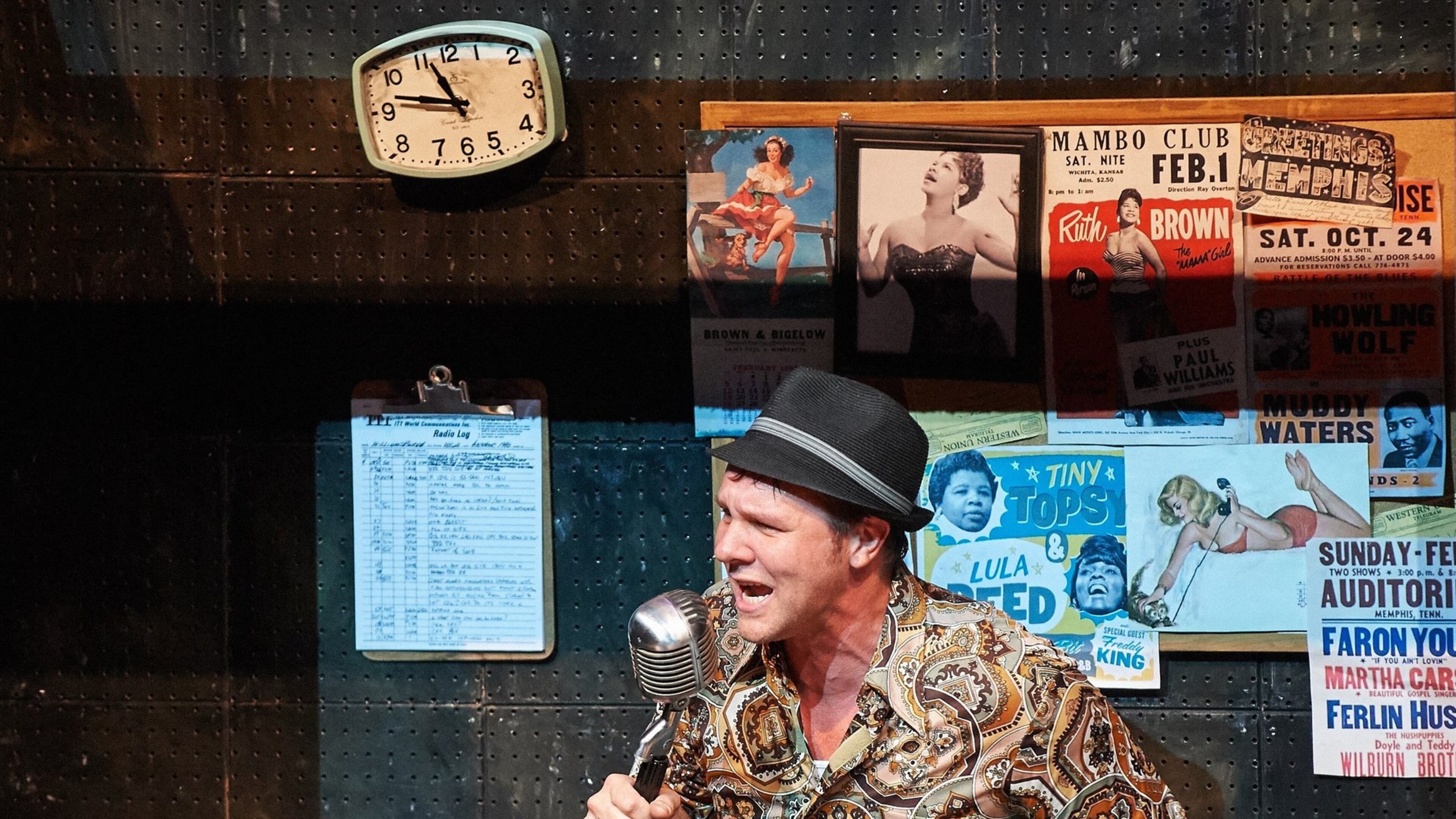 Aurora Theatre’s “Memphis” features Travis Smith as a 1950s radio DJ. CONTRIBUTED BY CHRIS BARTELSKI