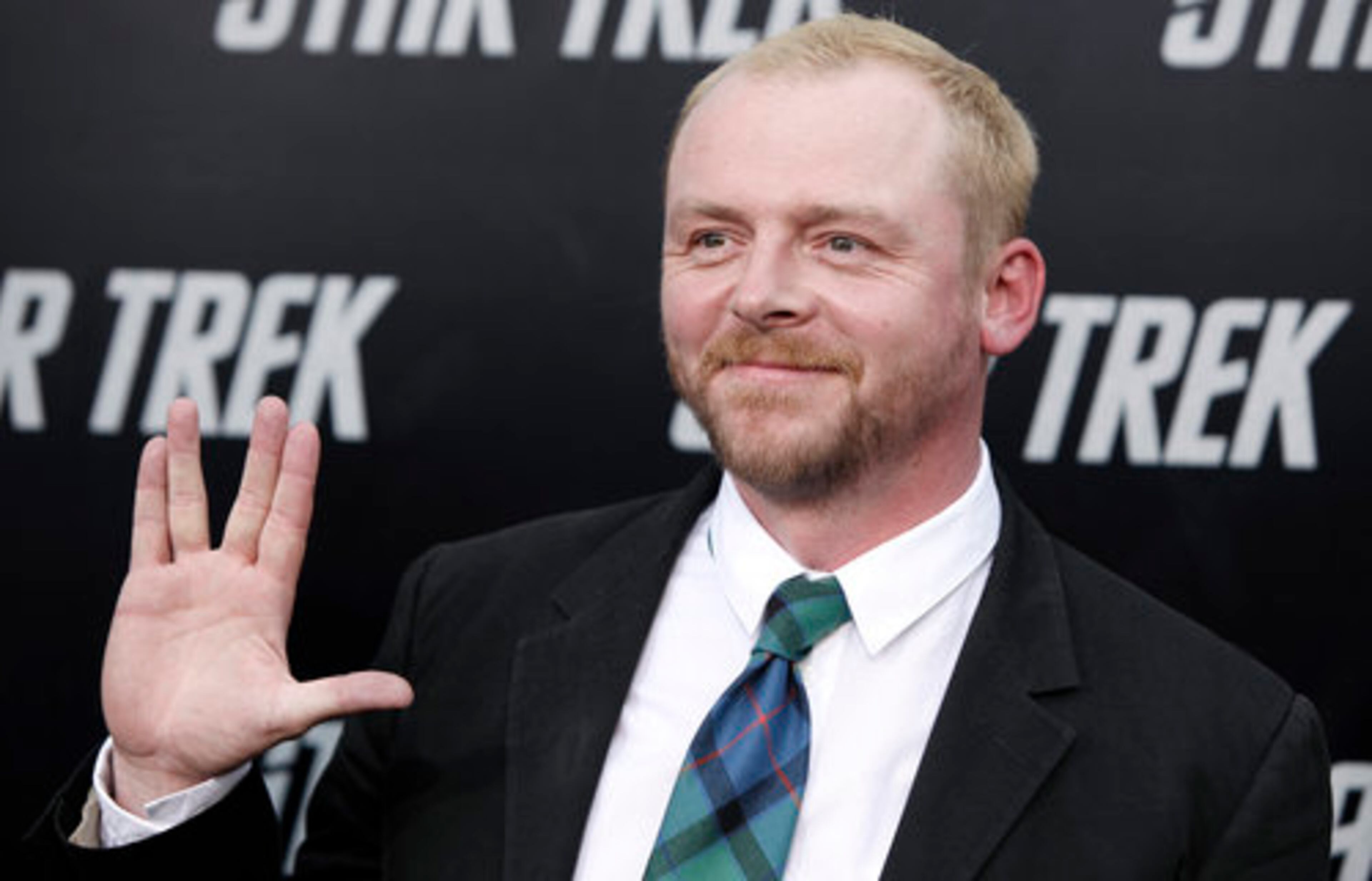 ... SIMON PEGG ("Scotty," though we'll love him best as Shaun of the Dead))
