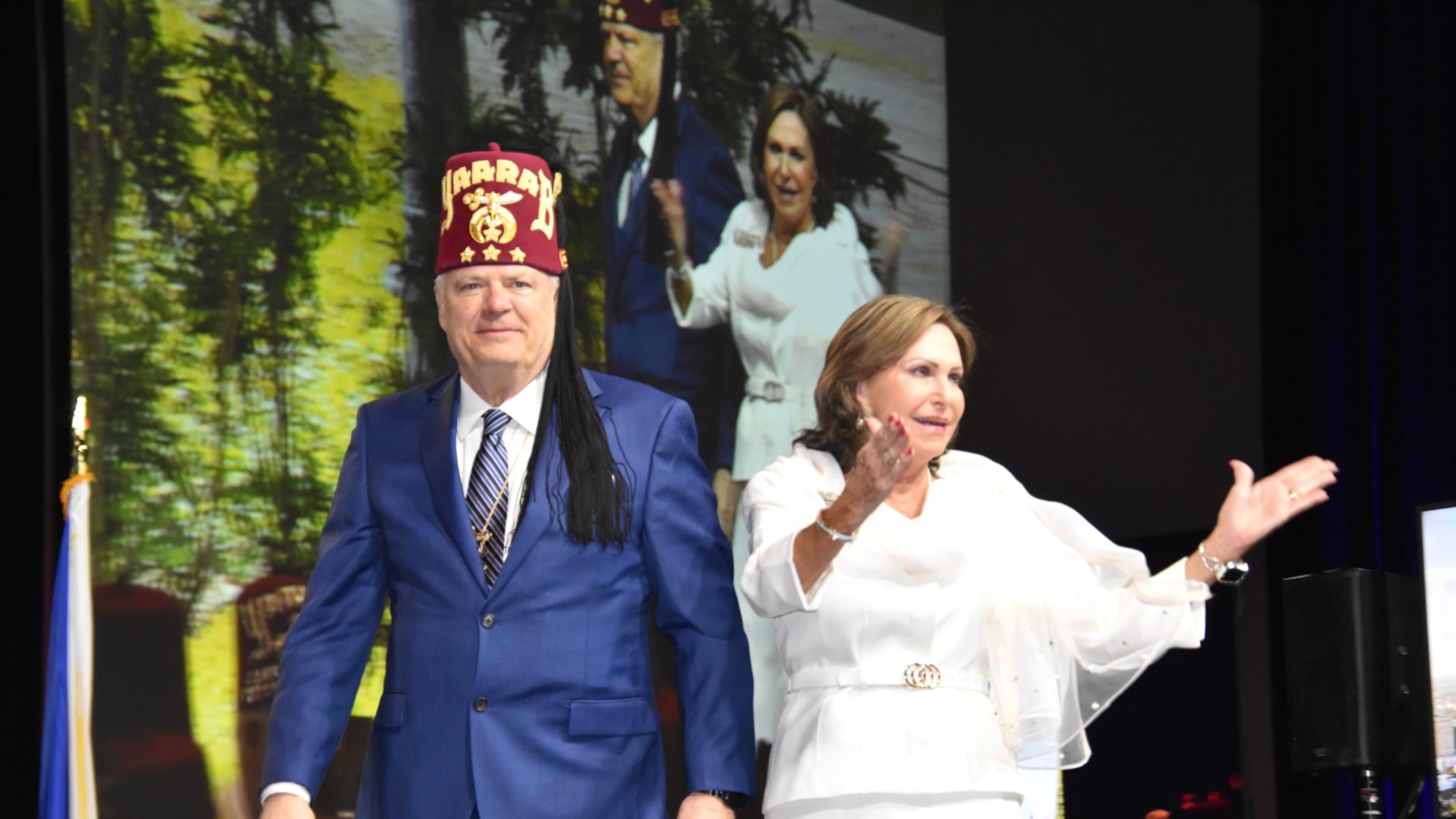 Buford resident Richard Burke was elected Imperial Potentate of the Shriners organization in Reno, Nevada, in July. His wife, Judy Burke, will serve as First Lady.
Courtesy of Richard Burke