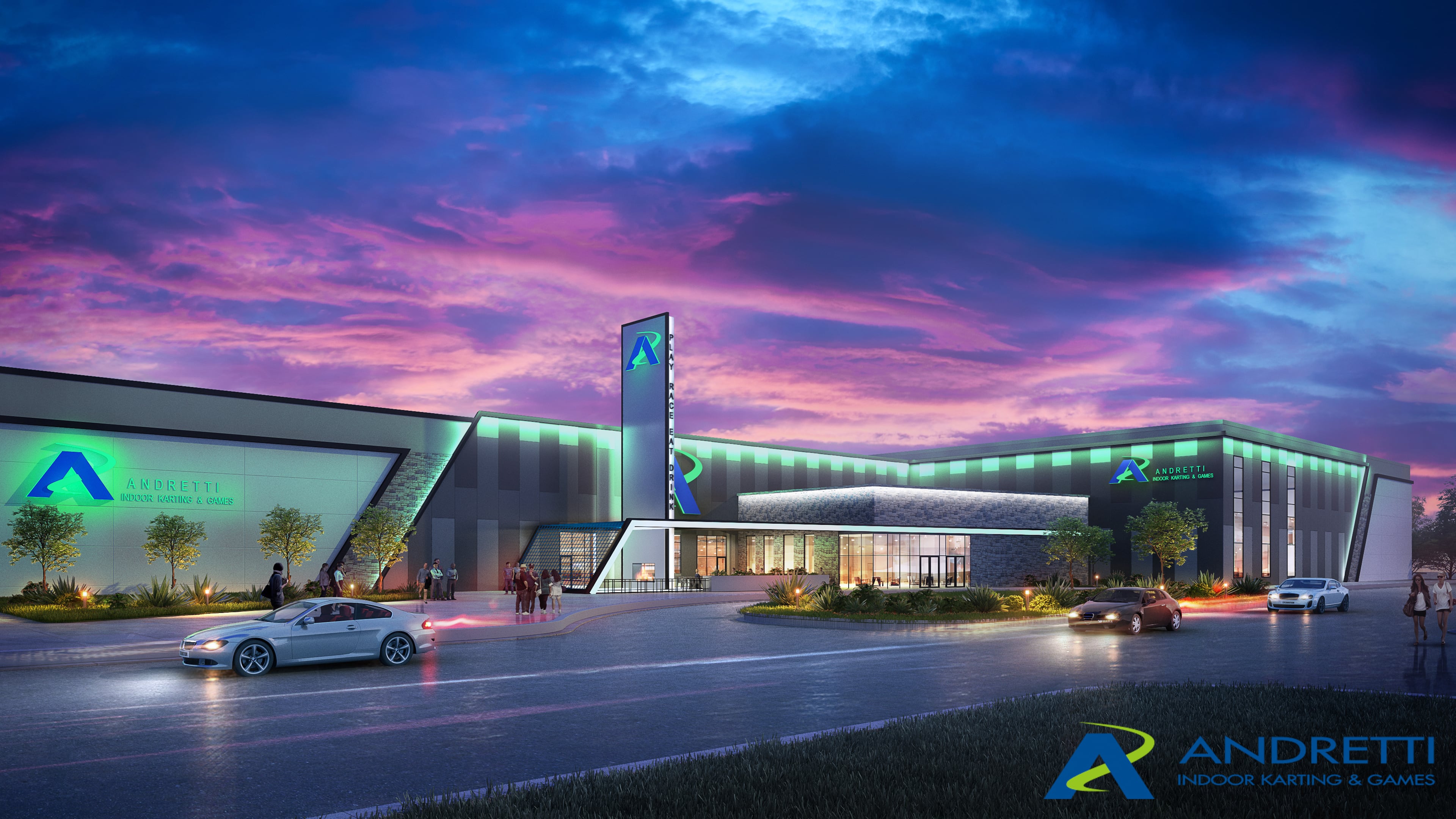 Andretti Indoor Karting and Games will open at The Exchange at Gwinnett on May 13. (Courtesy of Andretti Indoor Karting and Games)