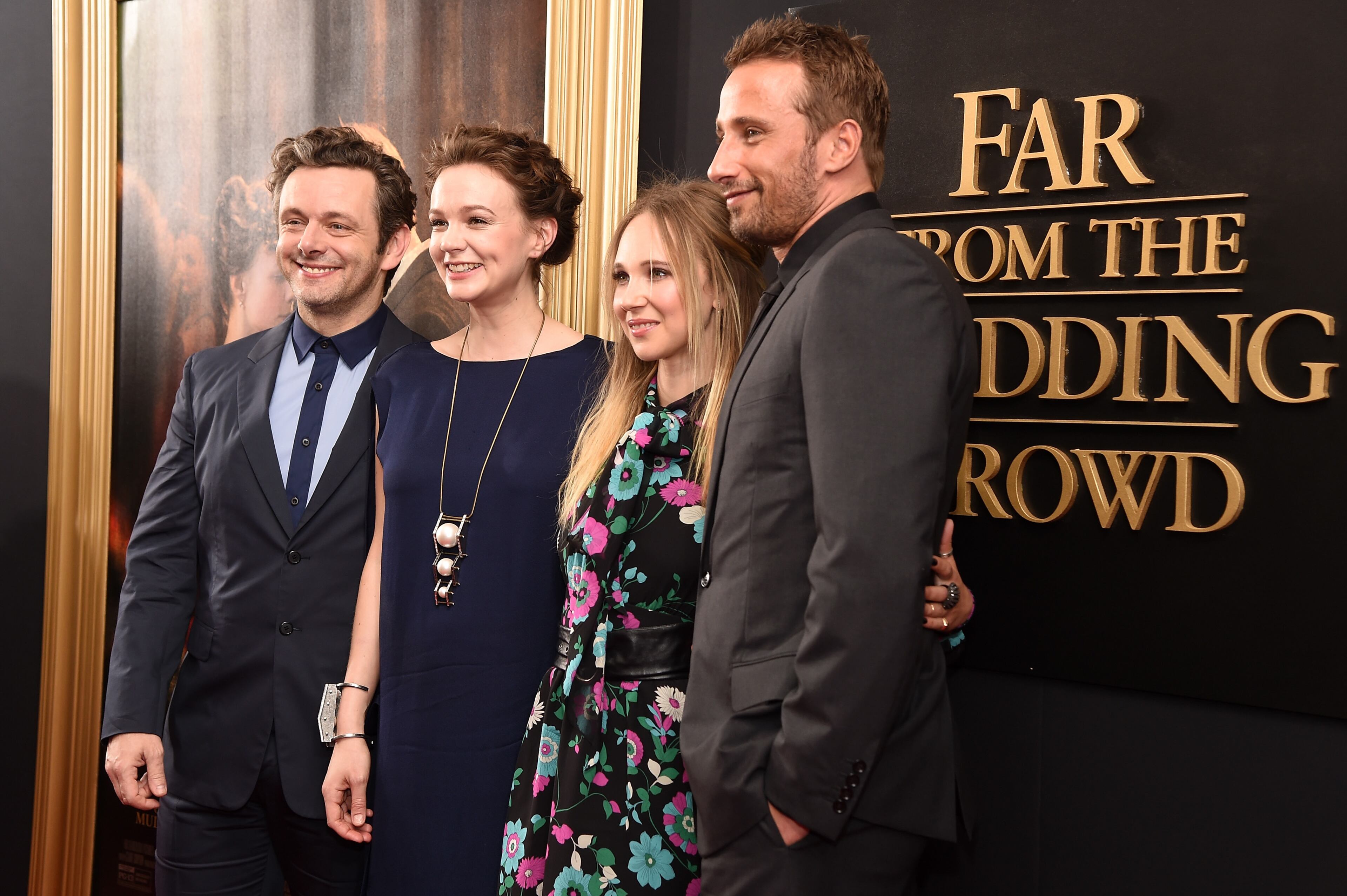 May 8: Michael Sheen, Carey Mulligan, Juno Temple and Matthias Schoenaerts star in "Far From The Madding Crowd" about three men competing for the same woman. (Photo by Jamie McCarthy/Getty Images)