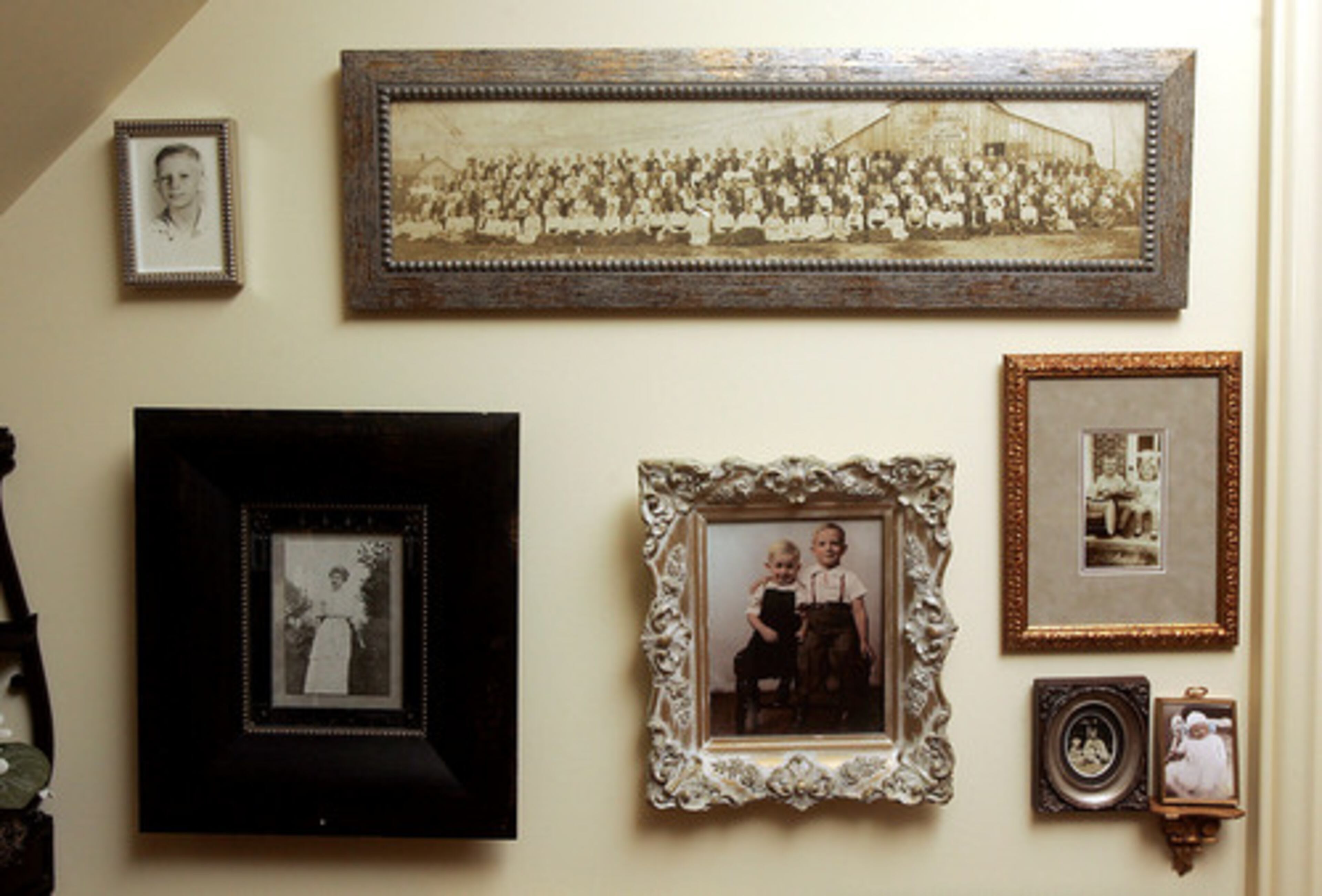 Four generations of Beechams, the focus of these portraits, have worked in the building industry.