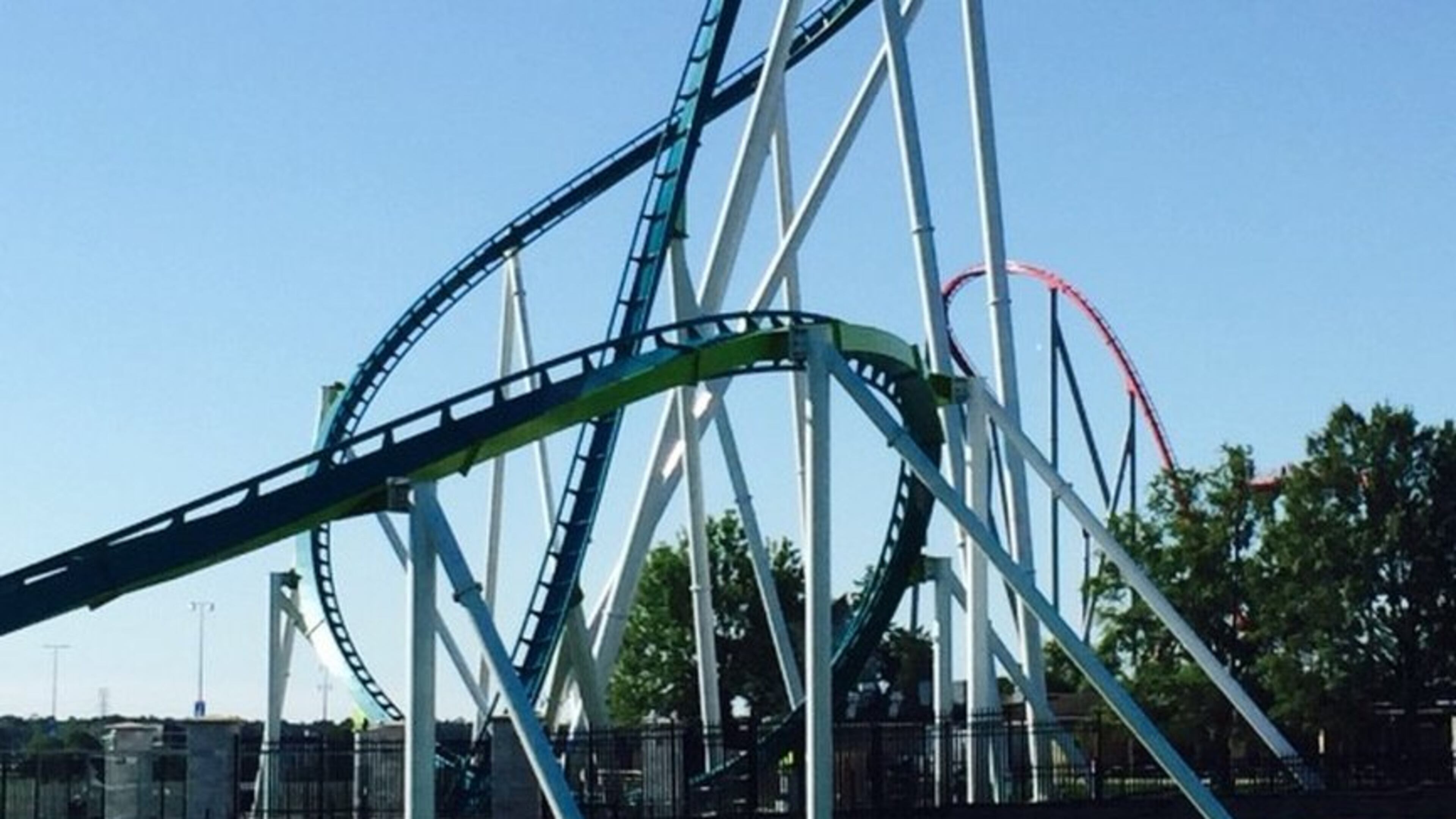 Peter B Wright III submitted this photo of Treble Clef Roller Coaster at Carowinds outside of Charlotte, NC.