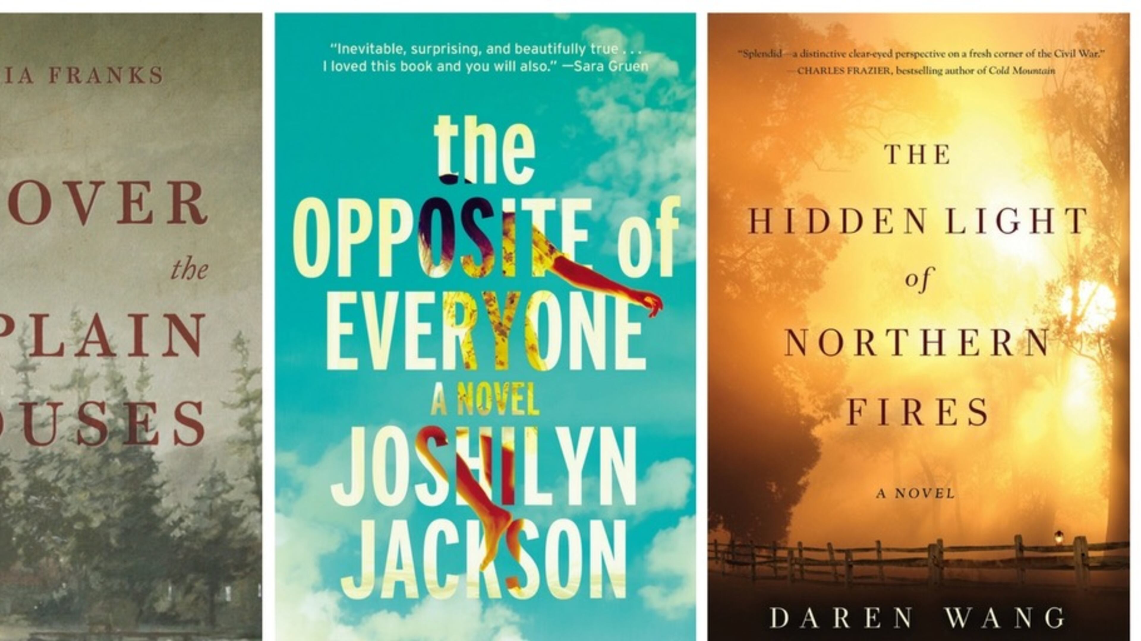 Three of the 10 books nominated for the Townsend Prize.