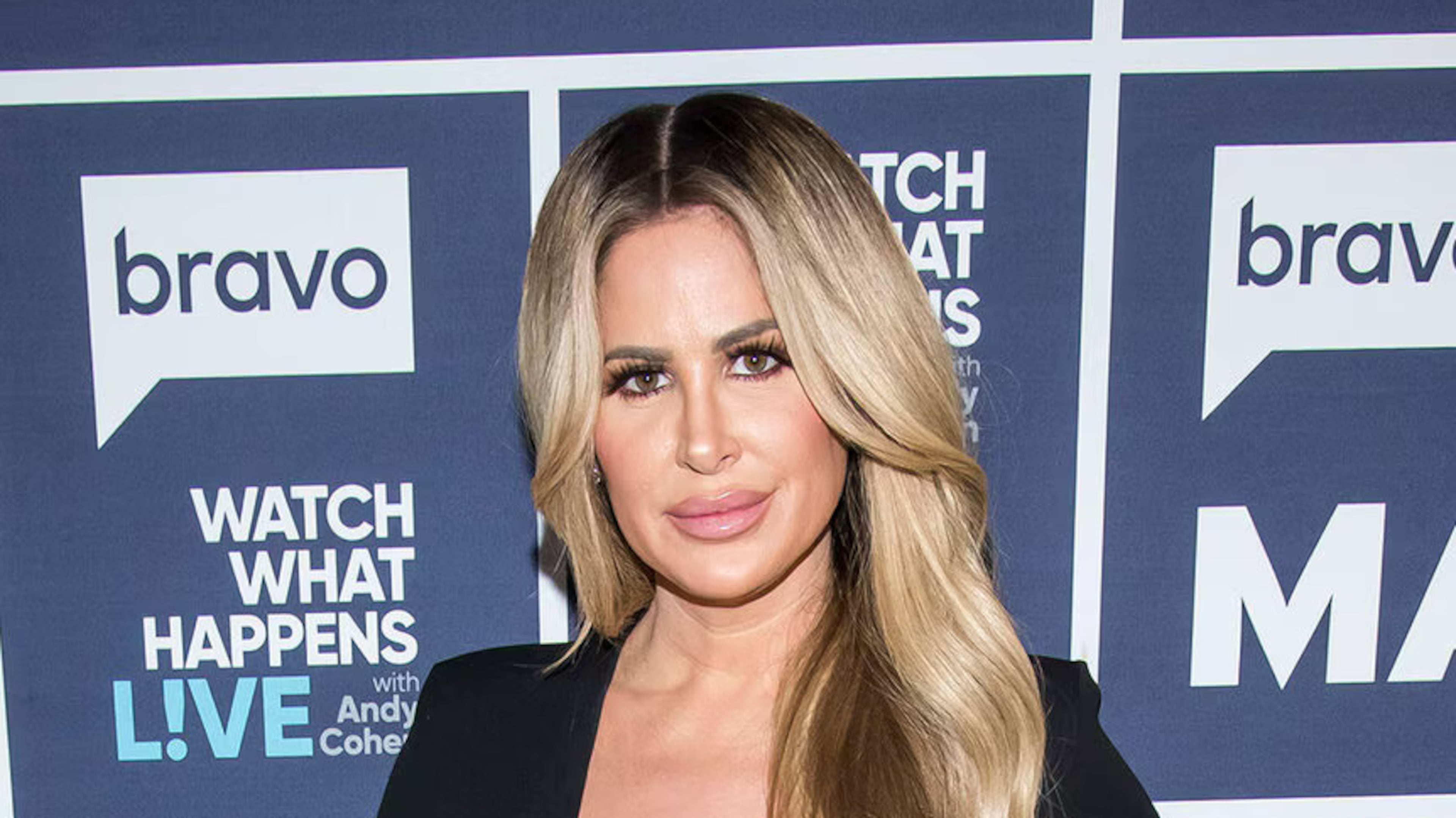 Kim Zolciak at "Watch What Happens Live" in New York City on February 17, 2019. Photo: Bravo