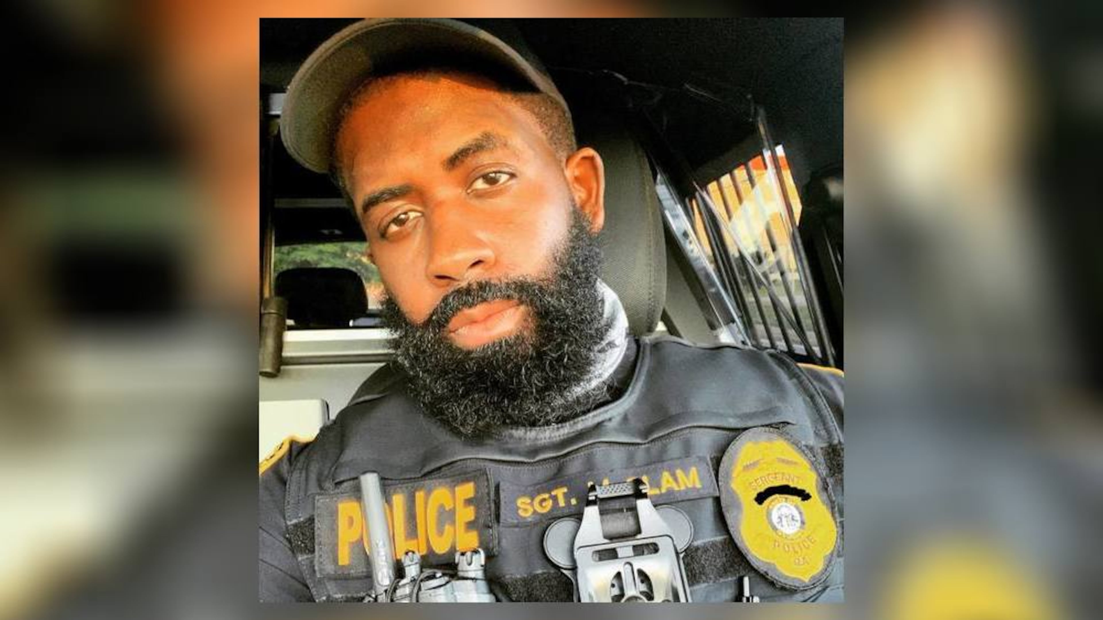 Larry McClam, a Riverdale police officer and candidate for Clarkston City Council.