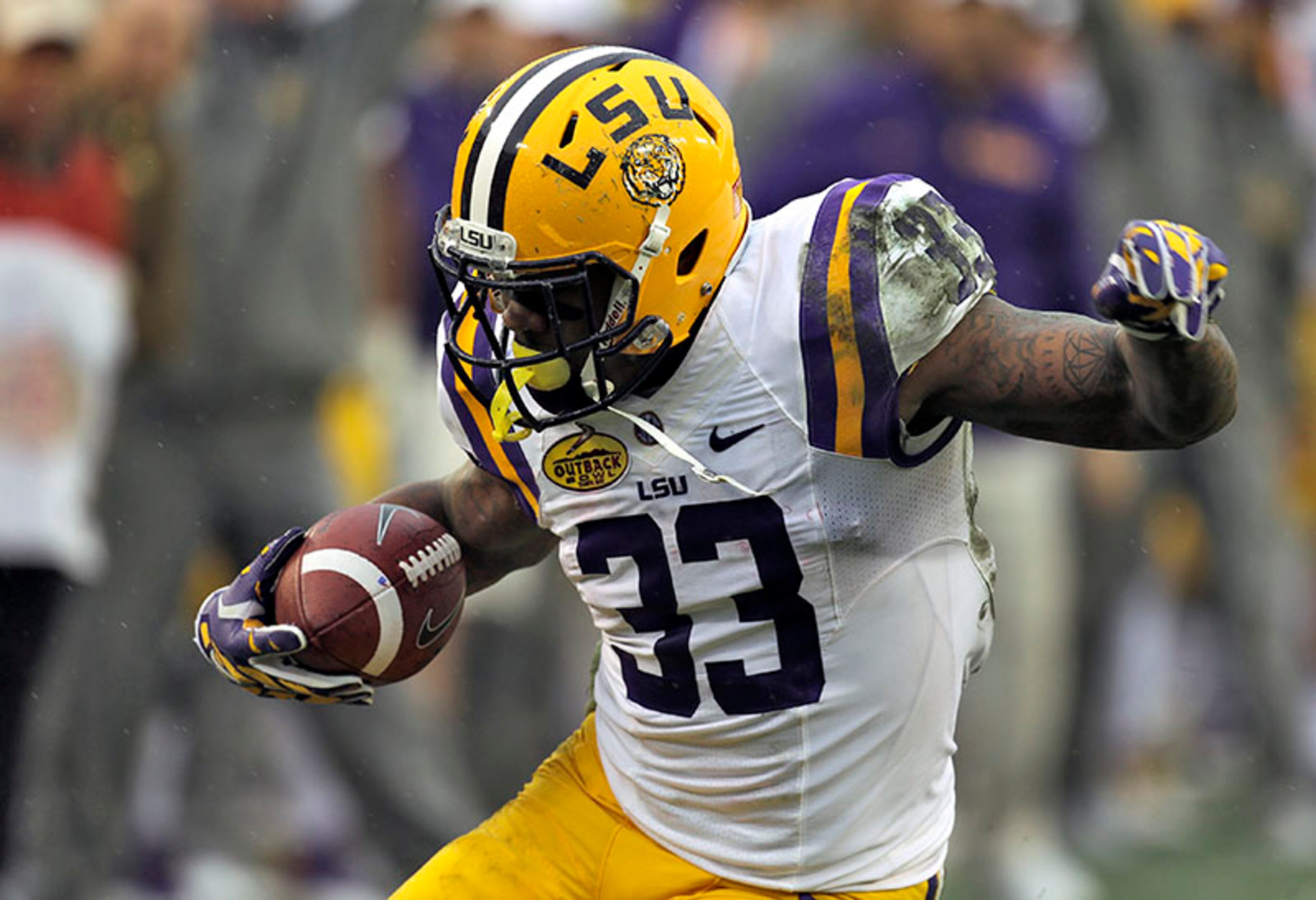 Jeremy Hill, RB, LSU: Hill had dominant season as a third-year sophomore, rushing 203 times for 1,401 yards and 16 touchdowns despite missing one game.