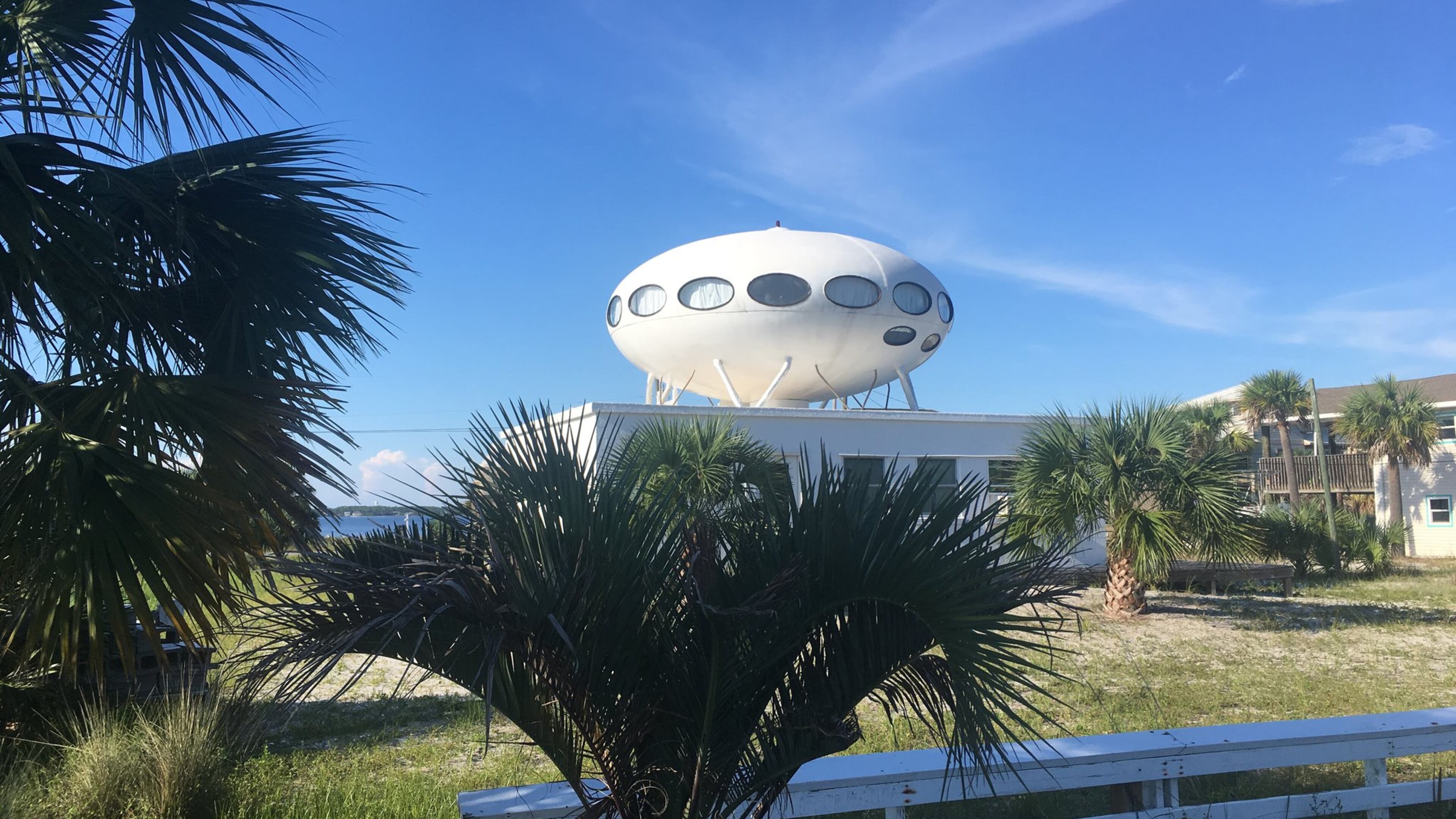 Ken Higgins of Dacula submitted this photo he called “Pensacola Beach UFO House.”