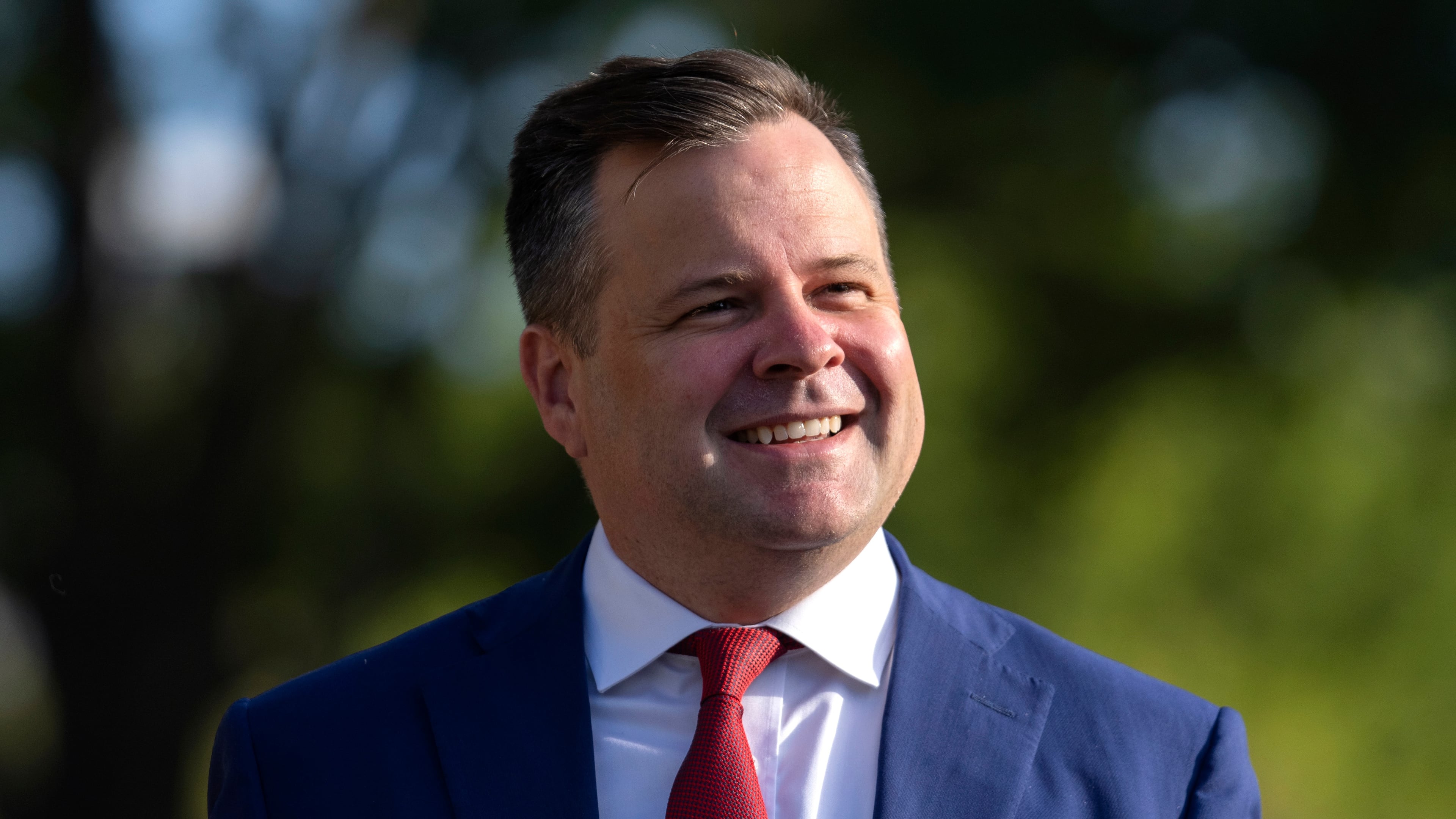 FILE - Director of the Federal Housing Finance Agency Bill Pulte walks outside the White House, Sept. 2, 2025, in Washington. (AP Photo/Mark Schiefelbein, File)