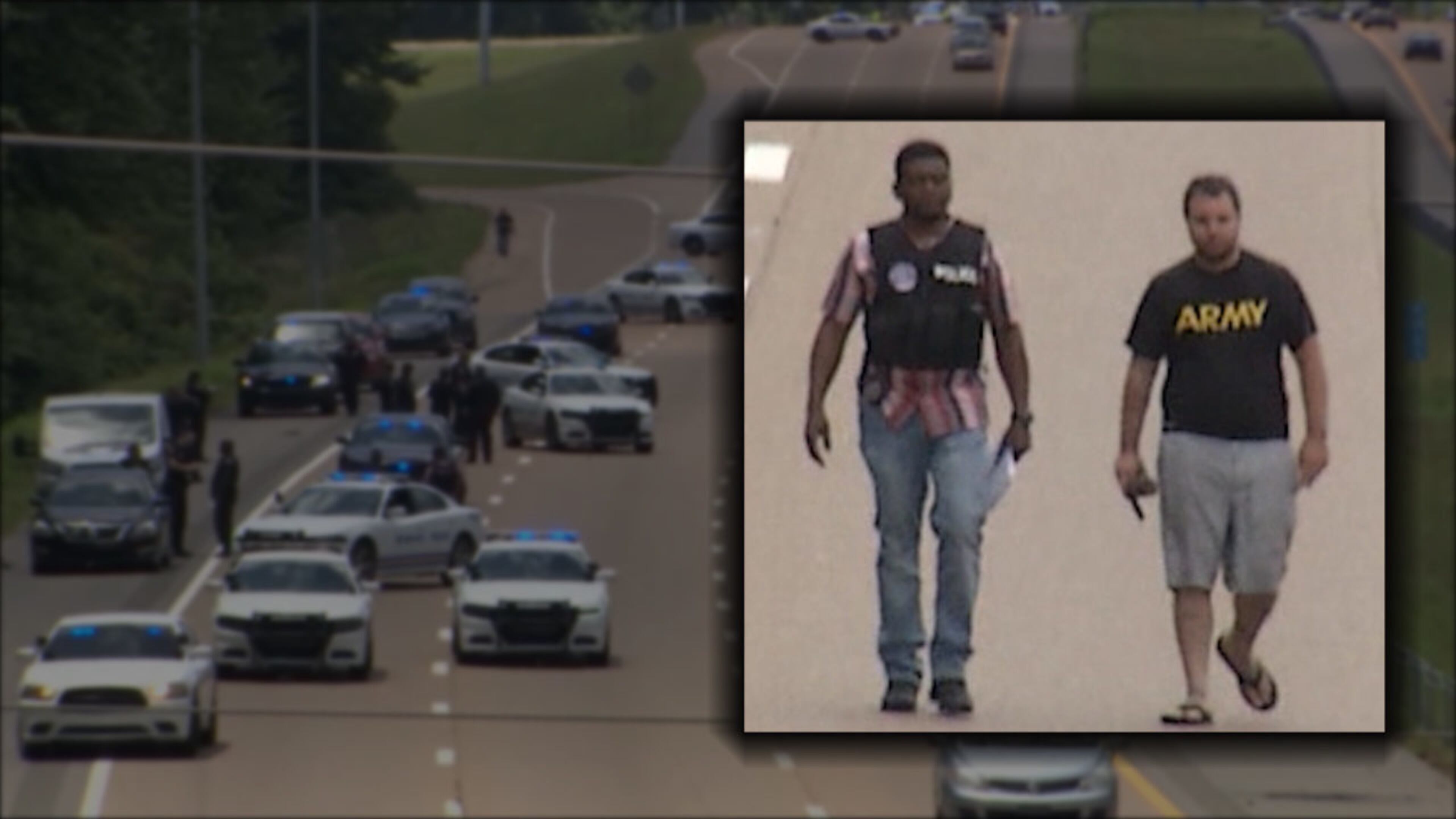 A man traveling through Memphis from San Diego on his way to North Carolina made an unexpected and lifesaving stop on the interstate. (Photo: Fox13Memphis.com)