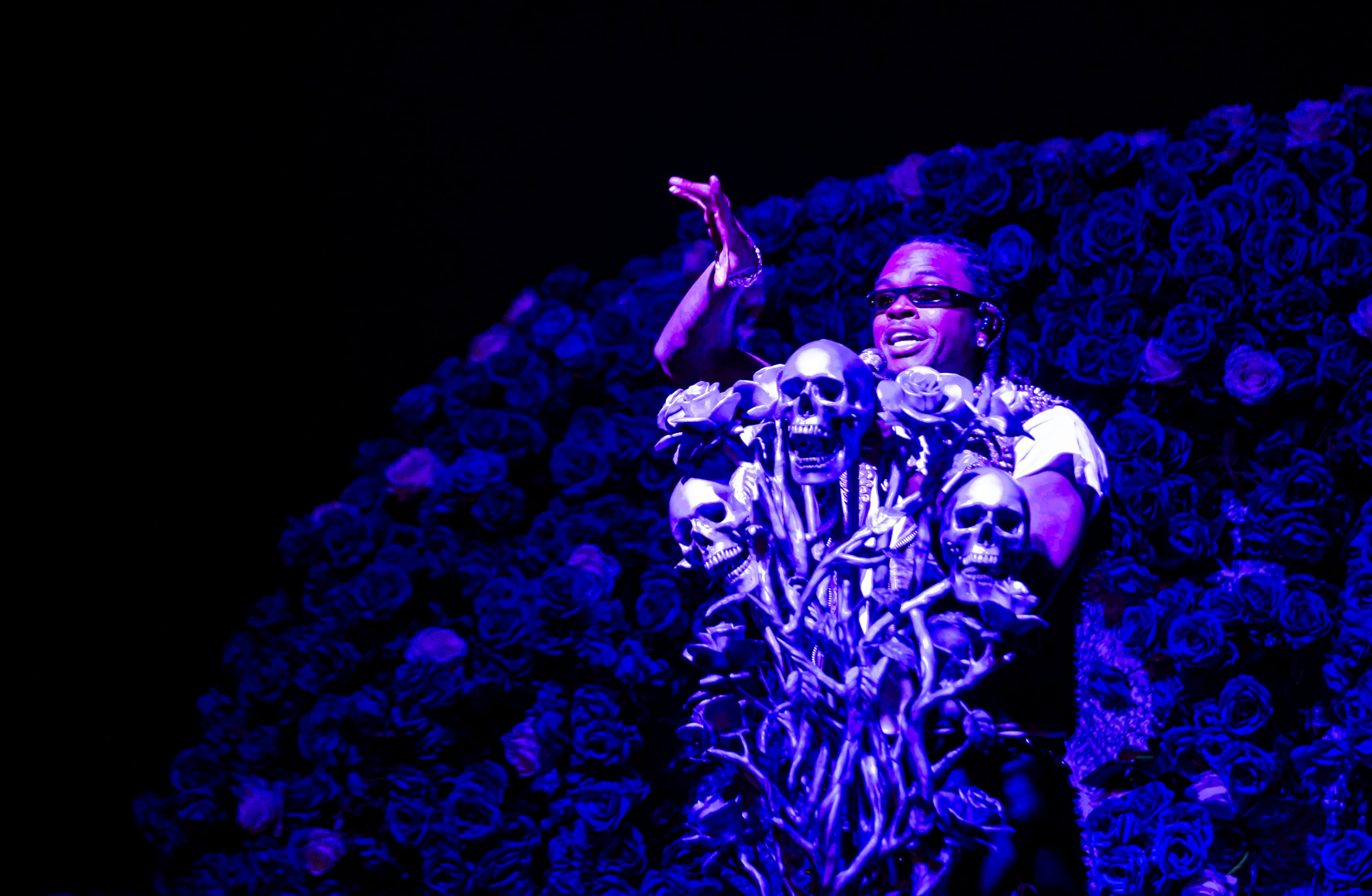 Gunna closed out One Musicfest on Sunday night, October 27, 2024, at Central Park. (RYAN FLEISHER FOR THE ATLANTA JOURNAL-CONSTITUTION)