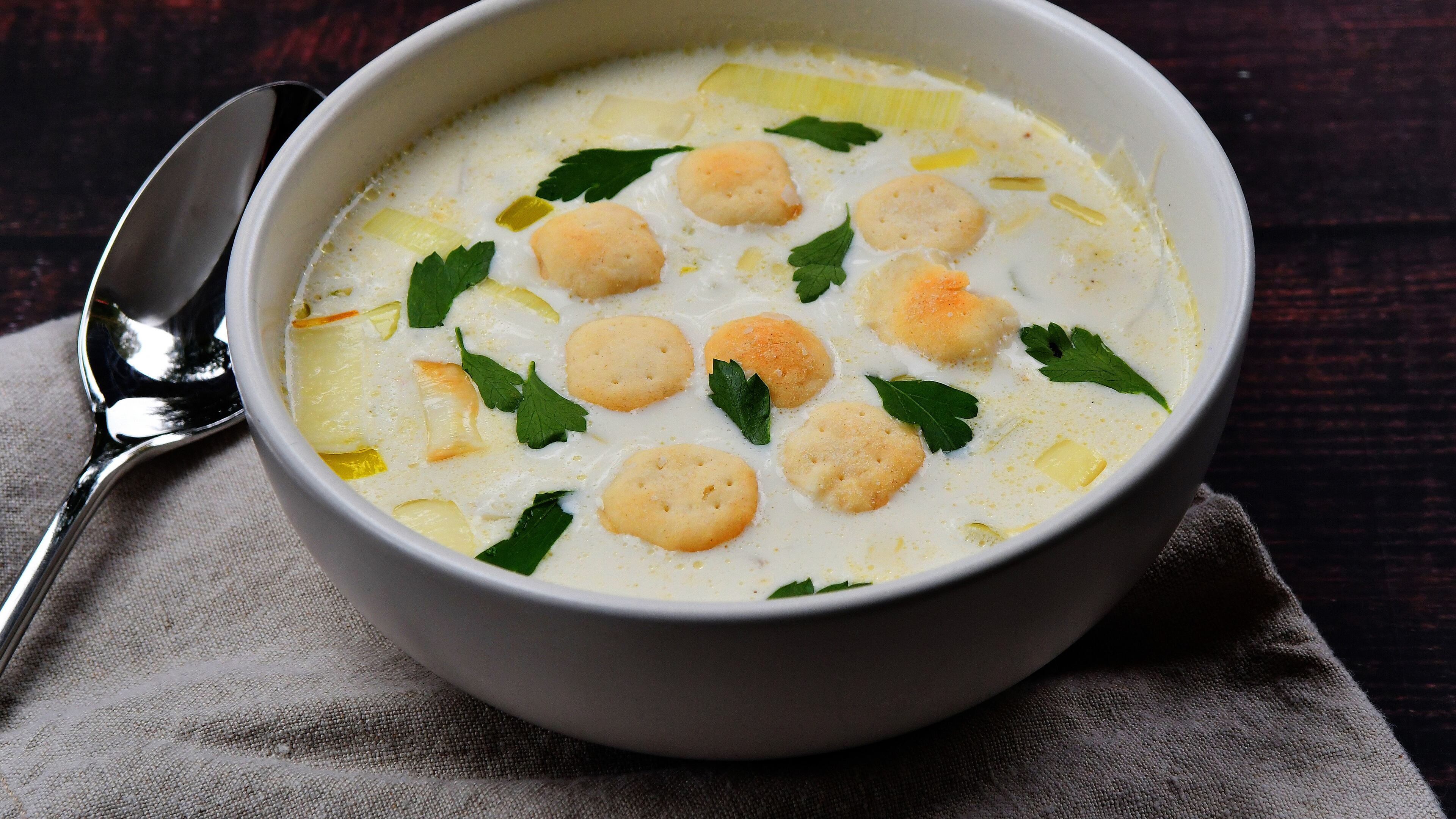 Quick Clam Chowder. (Chris Hunt for The Atlanta Journal-Constitution)