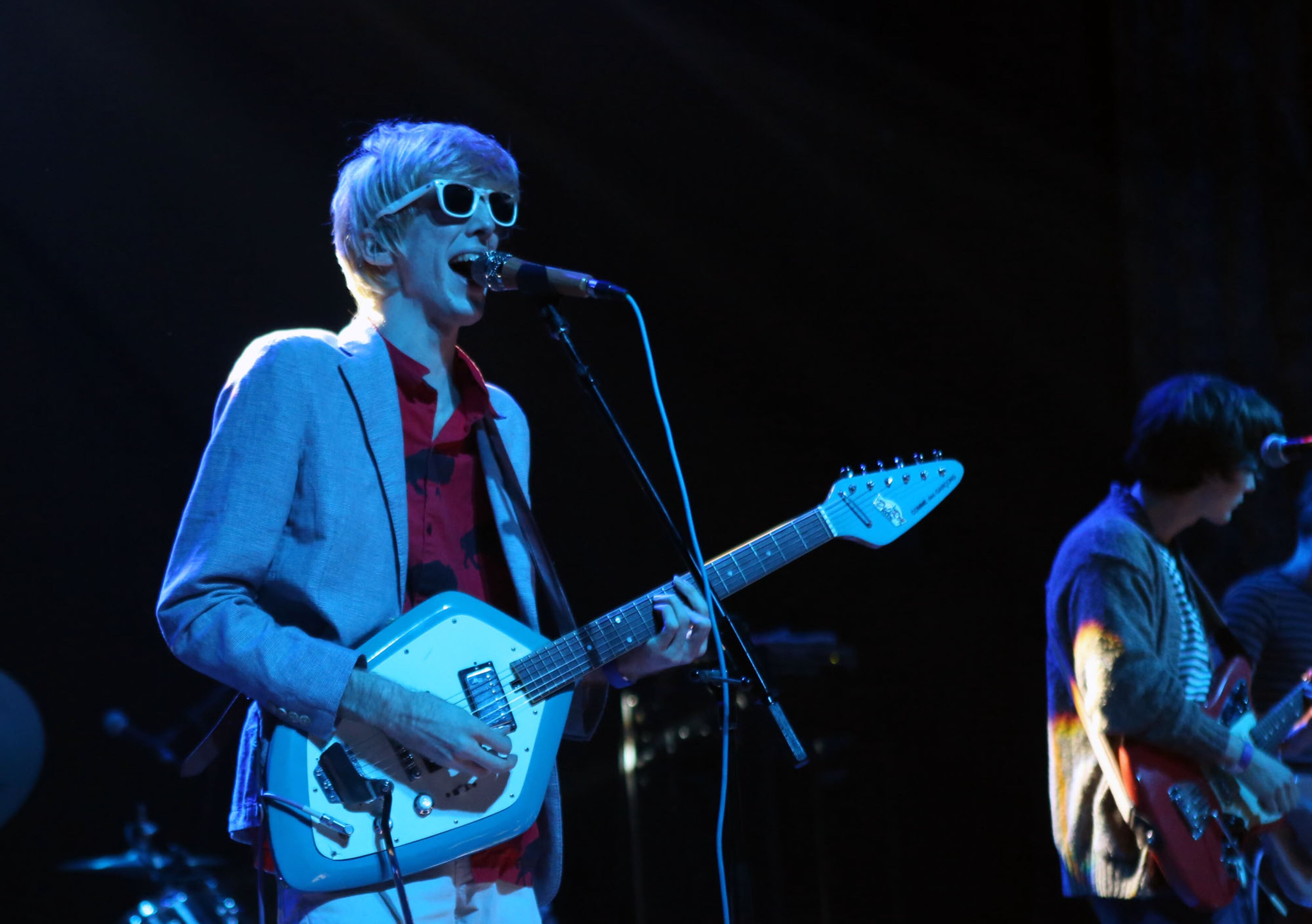 Bradford Cox, lead vocalist and guitarist for Atlanta indie rock band Deerhunter, co-headlines with the Black Lips at the Variety Playhouse on March 7, 2014.