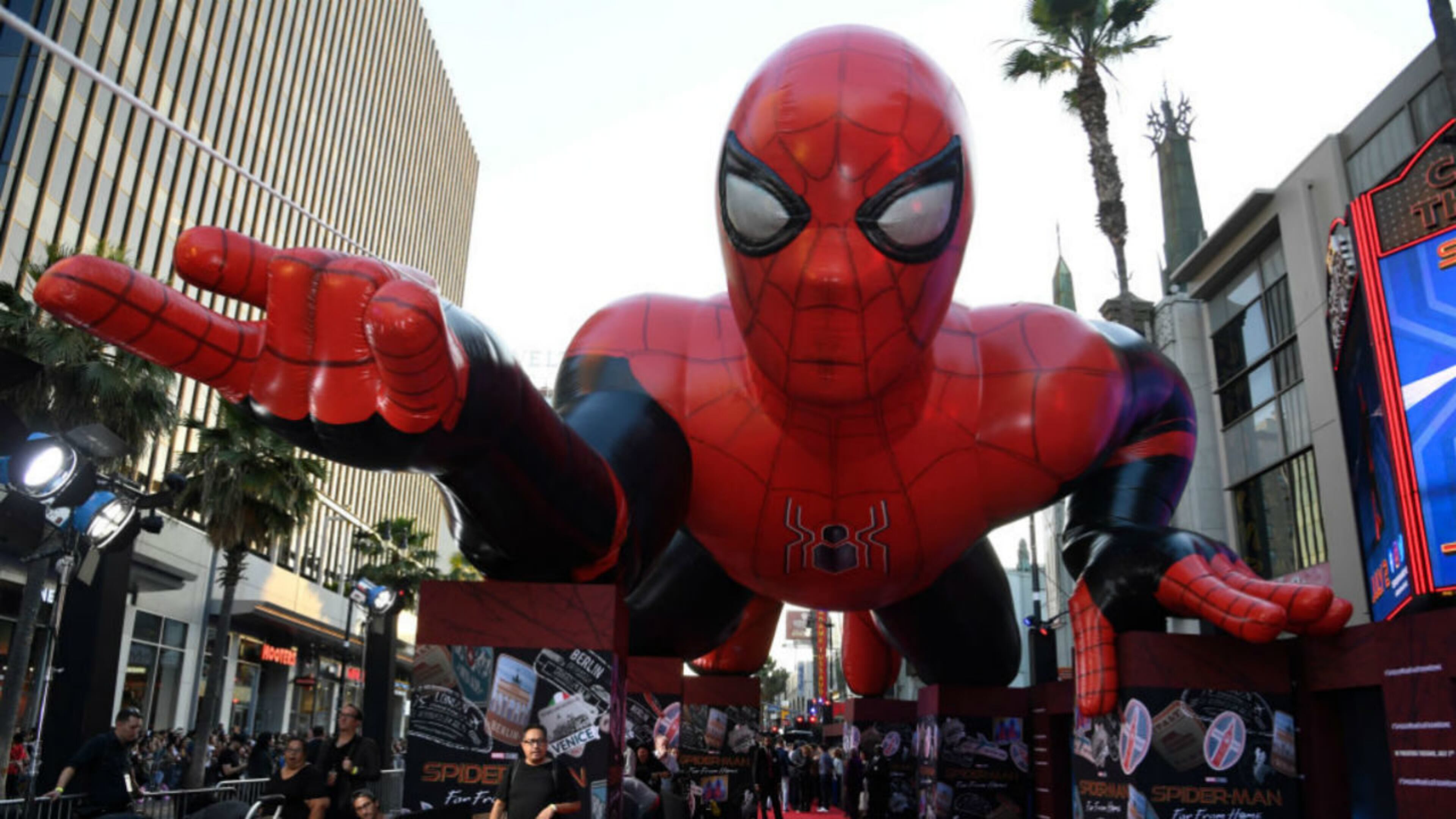 FILE PHOTO: A fiberglass sculpture, titled “Spiderman” by artist Ian Anthony has drawn a complaint for being demonic. It is one of 51 “Serving Hands Lincoln” installations placed throughout the city.