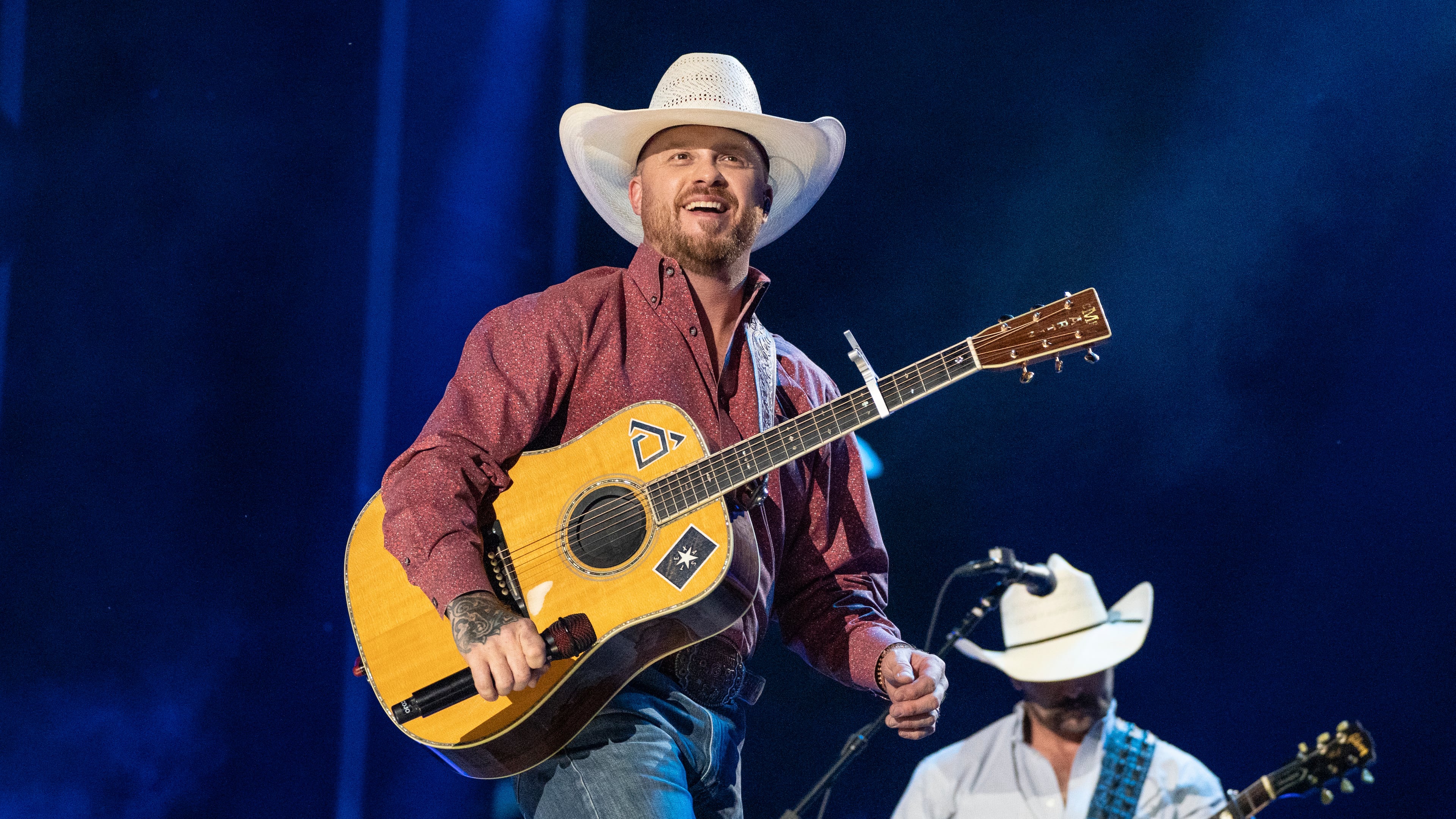 Country music artist Cody Johnson — pictured performing at CMA Fest in 2023 — will be a headliner of the inaugural Braves Country Festival in June at Truist Park. (Amy Harris/AP 2023)