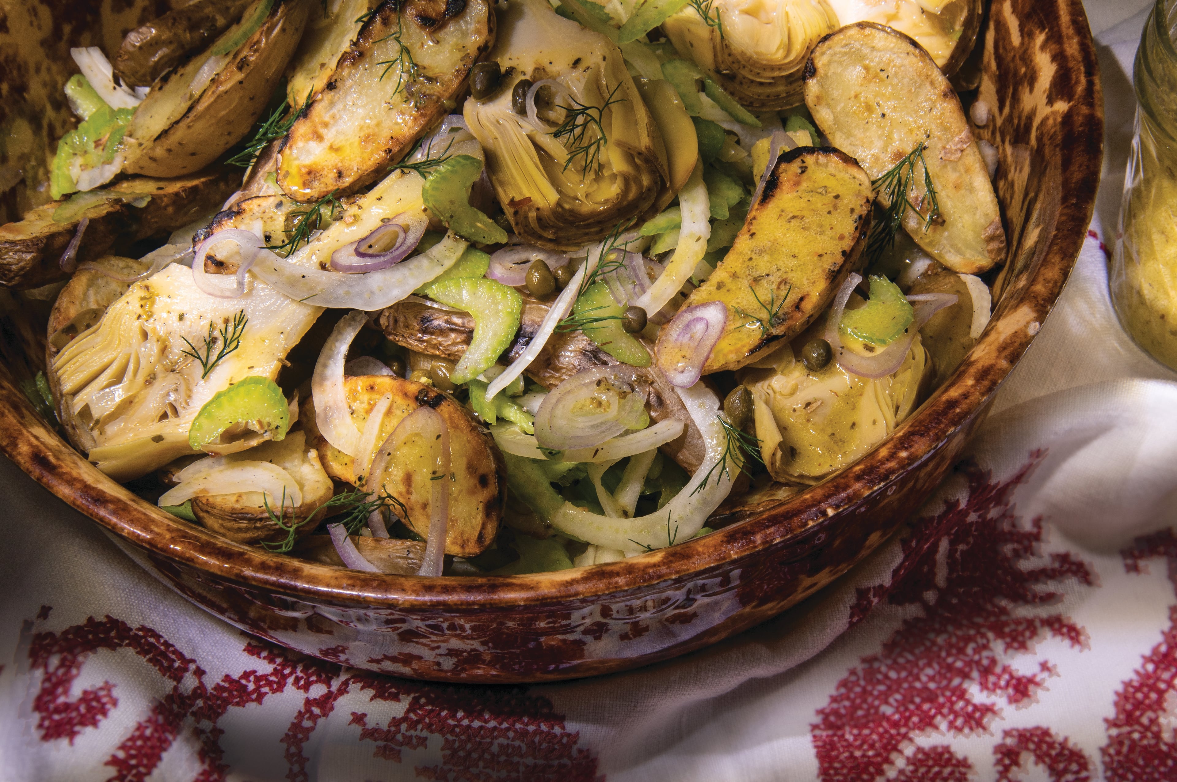 Greekish Potato Salad (photo by Meathead)