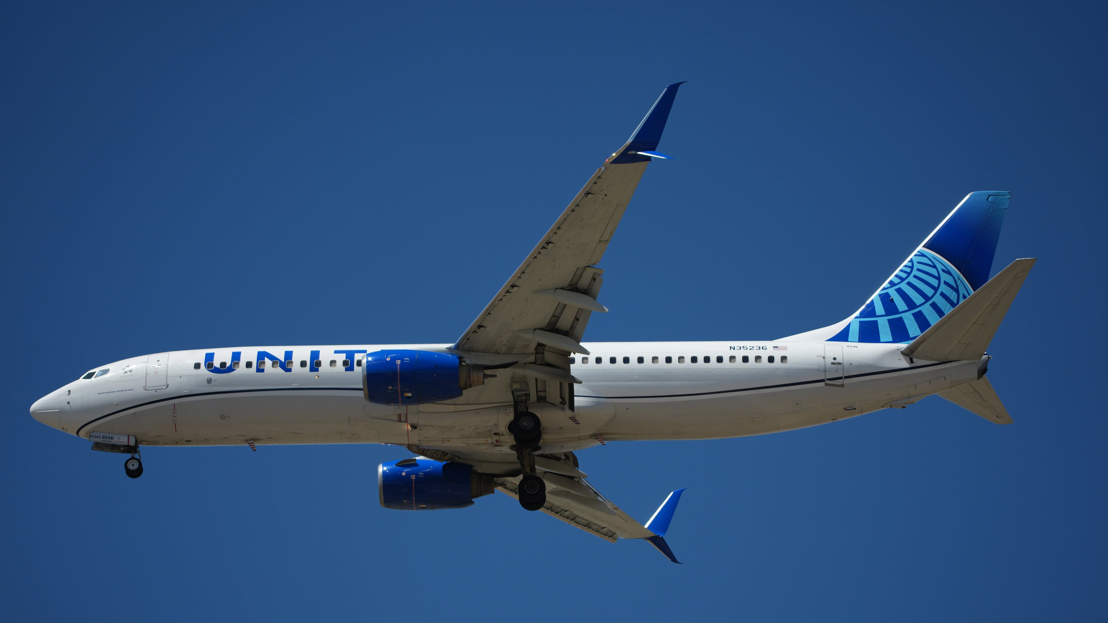 FILE - United Airlines jetliner prepares to land on a runway at Denver International Airport Monday, May 11, 2026, in Denver. (AP Photo/David Zalubowski, File)