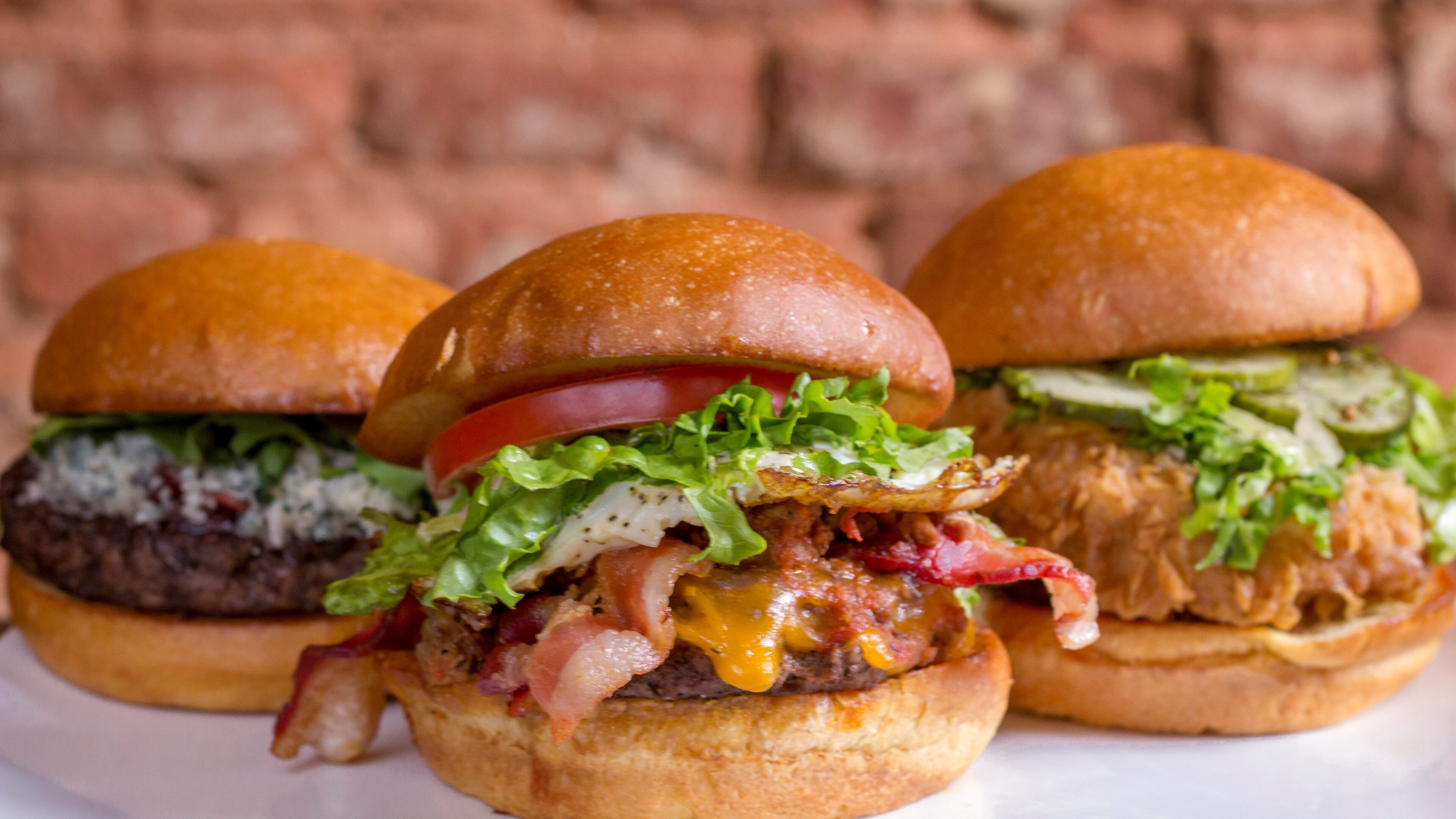 Burgers at Stockyard Burgers & Bones, now open in Vinings. / Handout photo