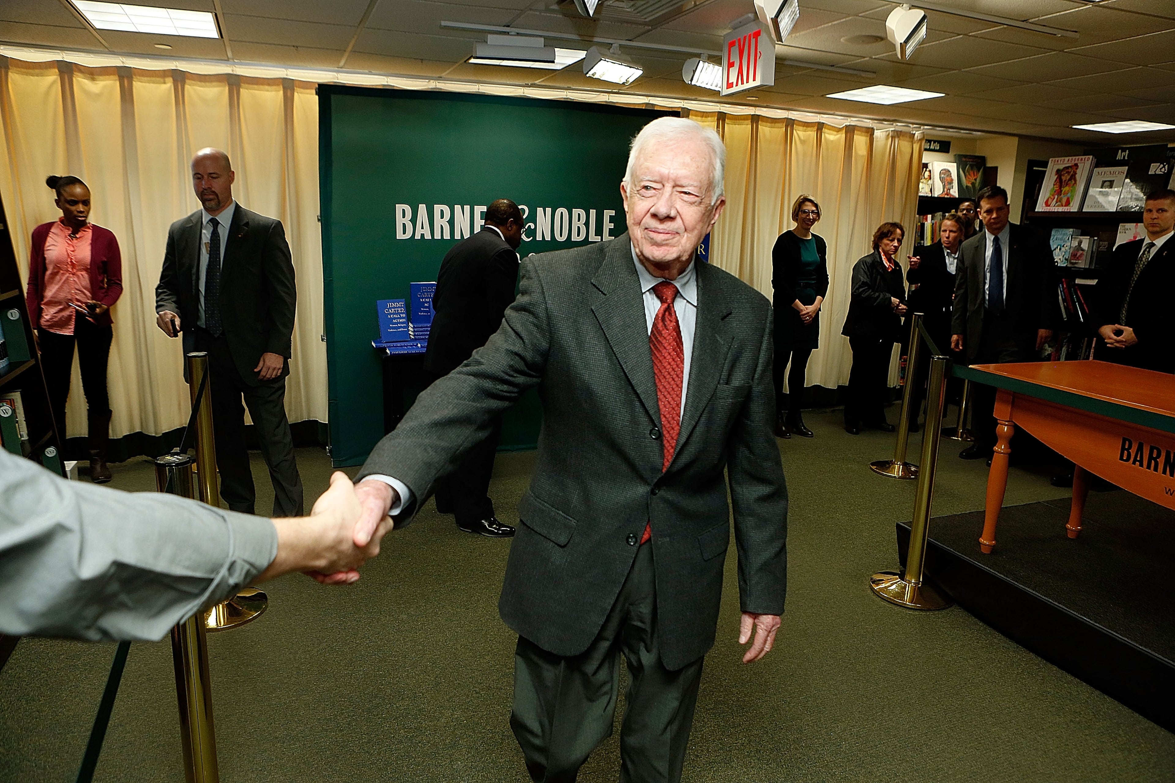 Jimmy Carter was the 39th President of the United States; he attended Georgia Tech briefly during the 1942-1943 school year. His eldest son Jack Carter also attended Georgia Tech, enrolling in 1965, but he soon transferred and graduated elsewhere.