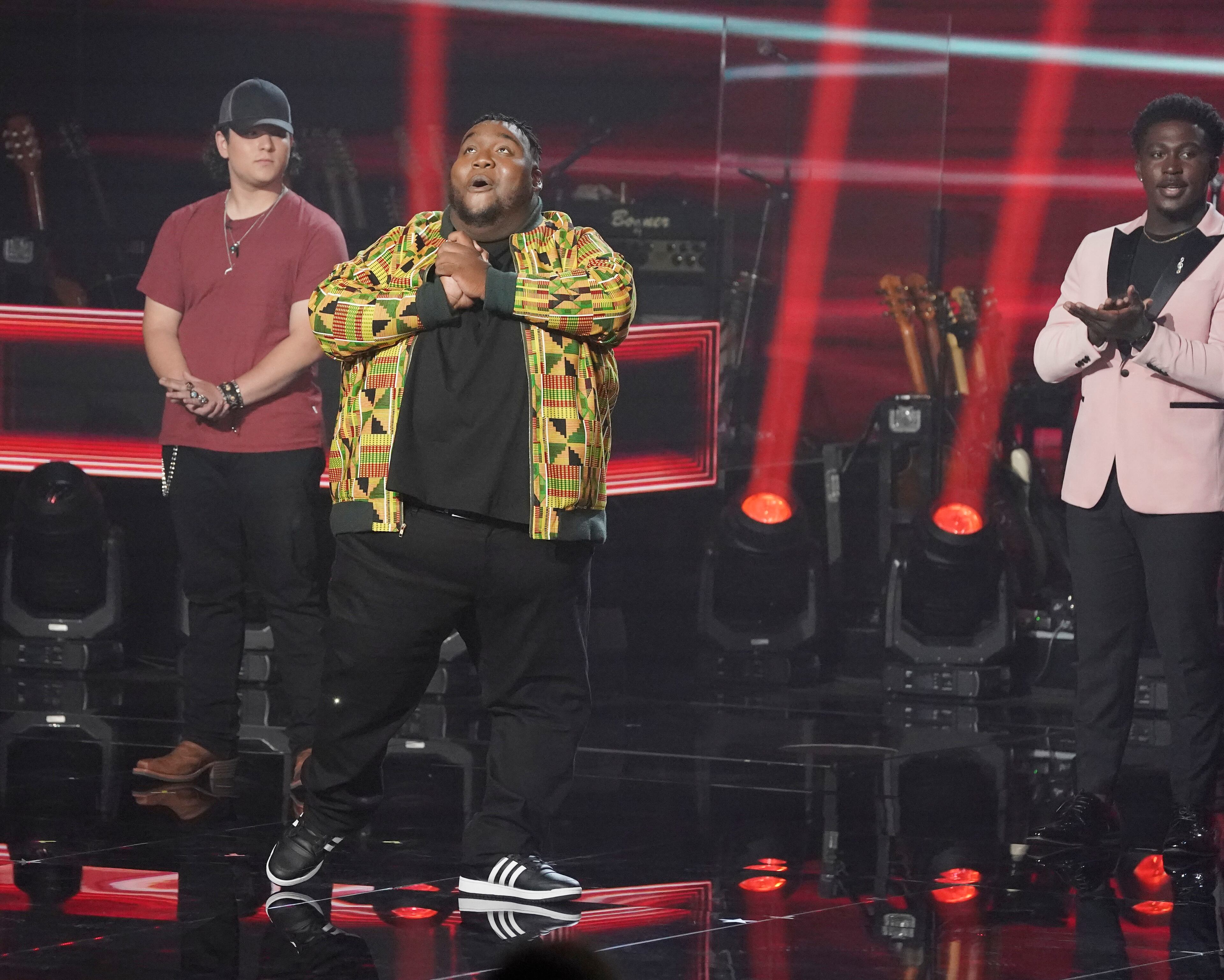 Willie Spence making it into the top 7 during the live "American Idol" aired Sunday, May 2, 2021 on ABC. (ABC/Eric McCandless)