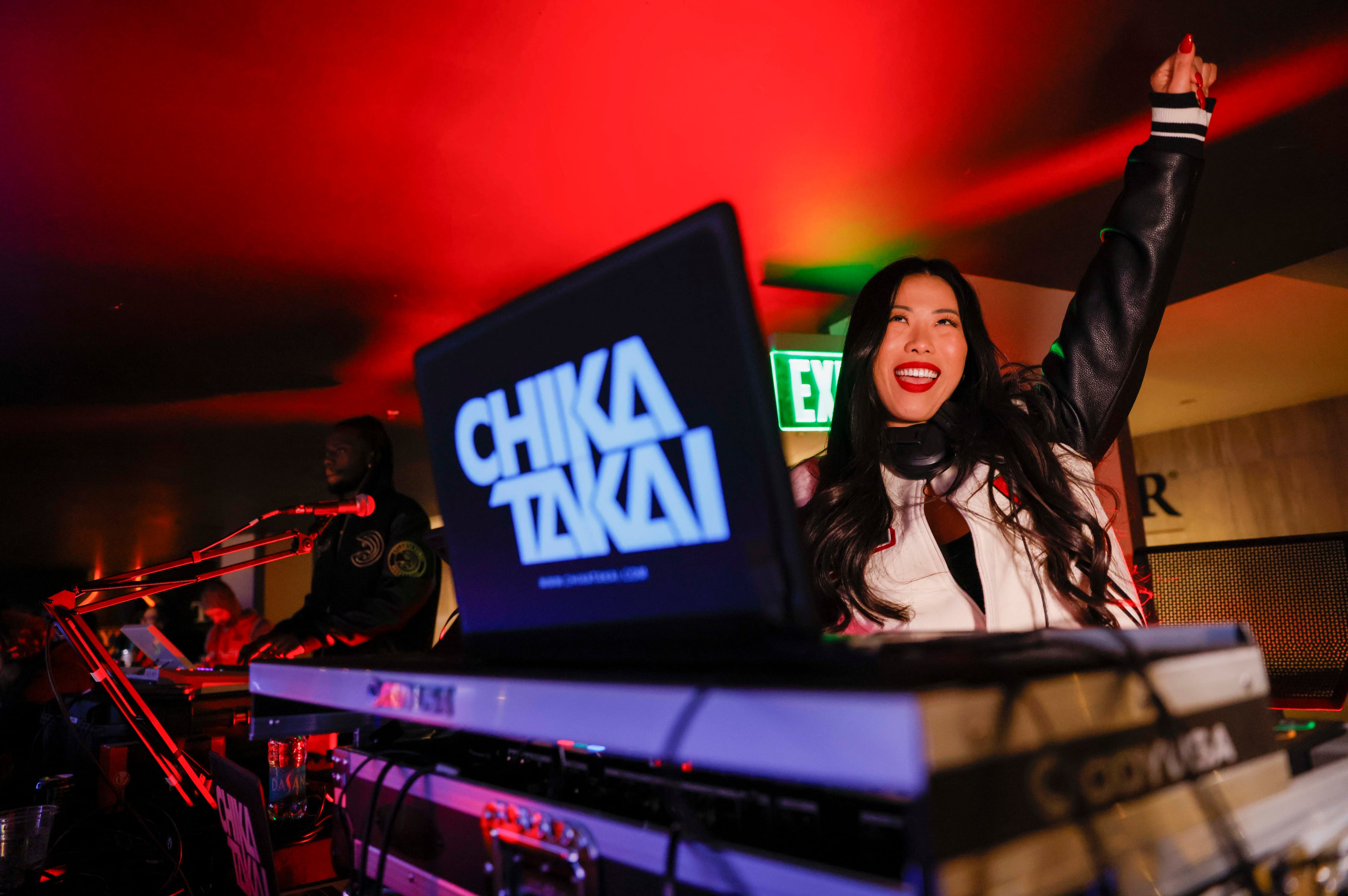 Hawks’ first female DJ Chika Takai
