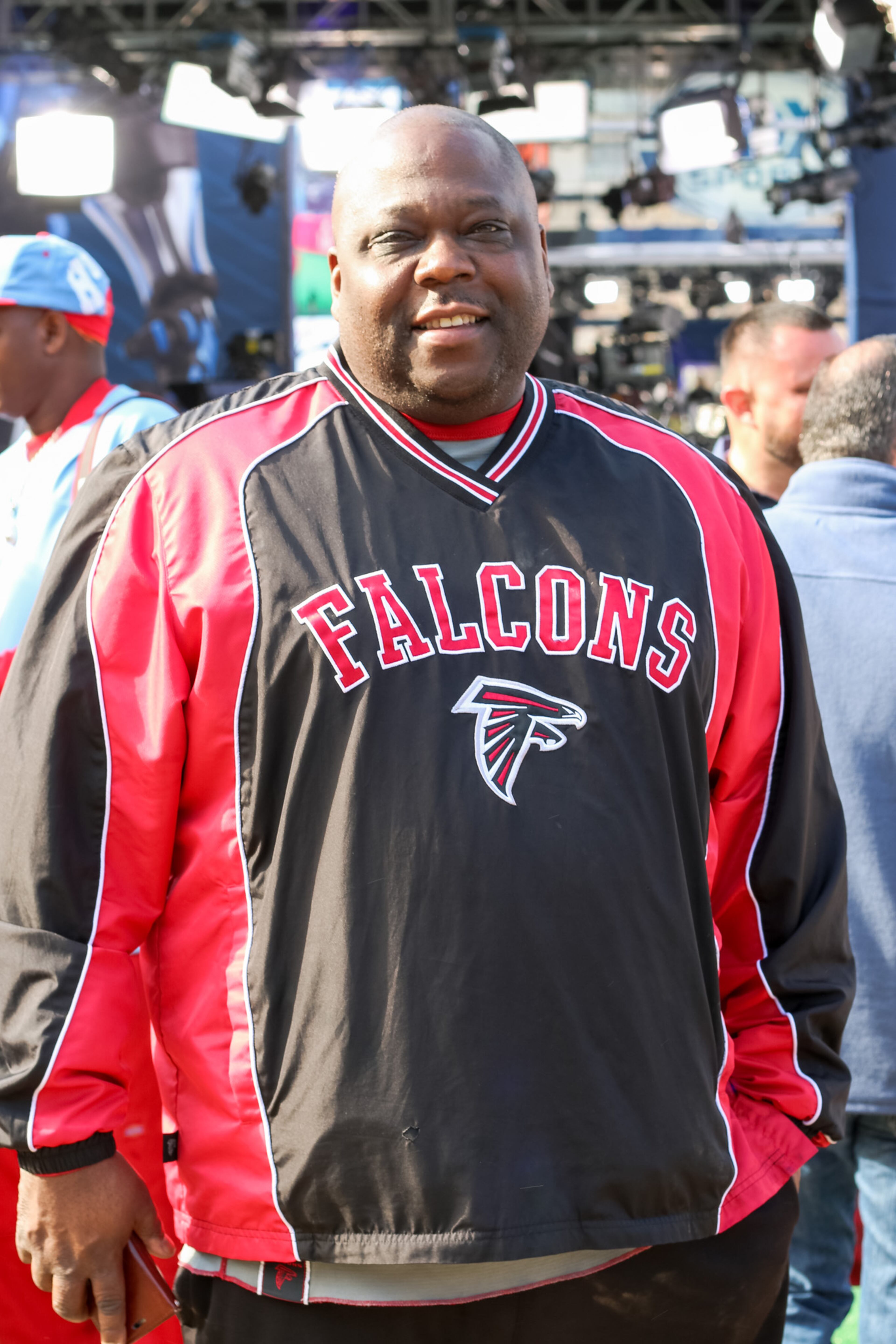 Atlanta Falcons fans have descended upon Houston to celebrate and cheer on the Falcons who will face off against the New England Patriots at Super Bowl 51 on Sunday, February 5. (Janay Kingsberry/AJC)