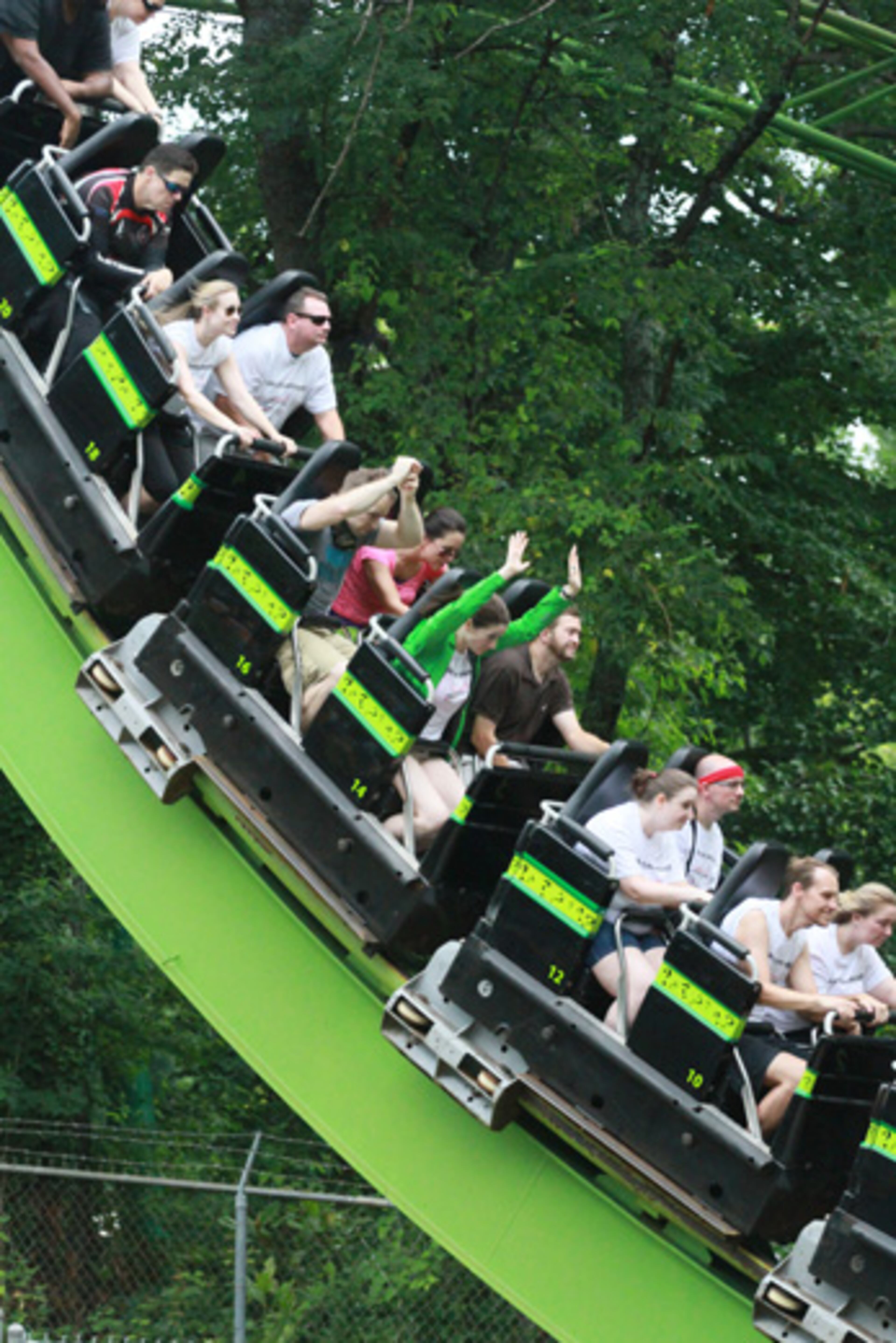 Here are some more photos from the Six Flags Coasterthon on the Mind Bender to raise money for Children's Healthcare of Atlanta.