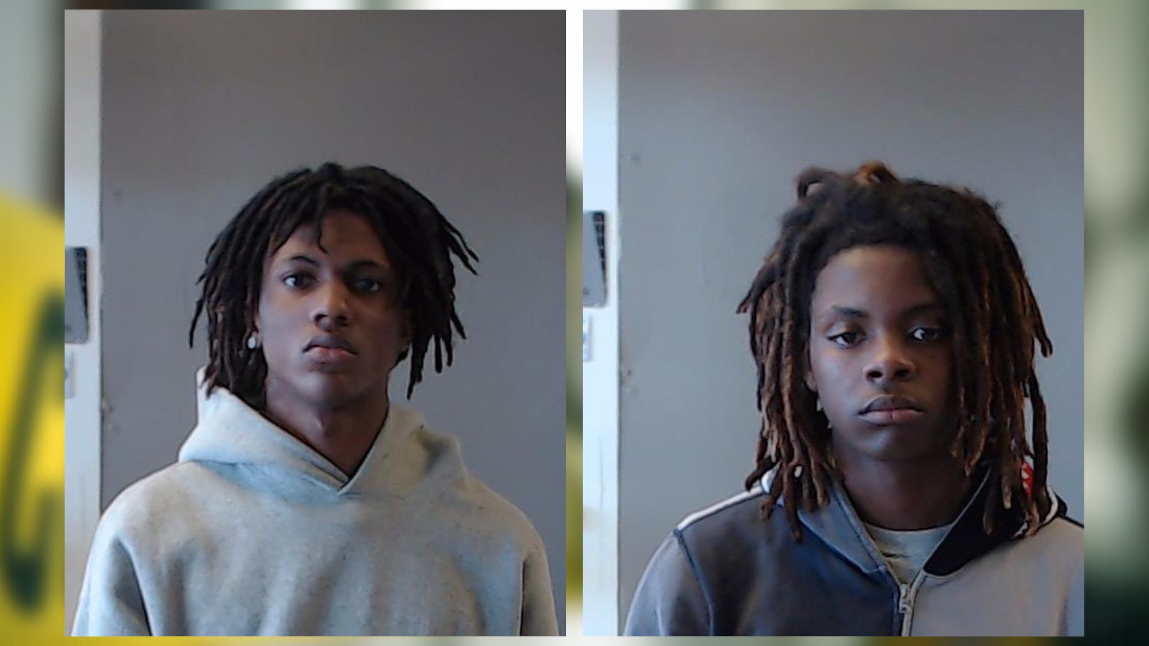 Jaushawn Davis (left) and Christian Boyd were arrested Wednesday and charged with murder in an Oct. 14 shooting, police said.