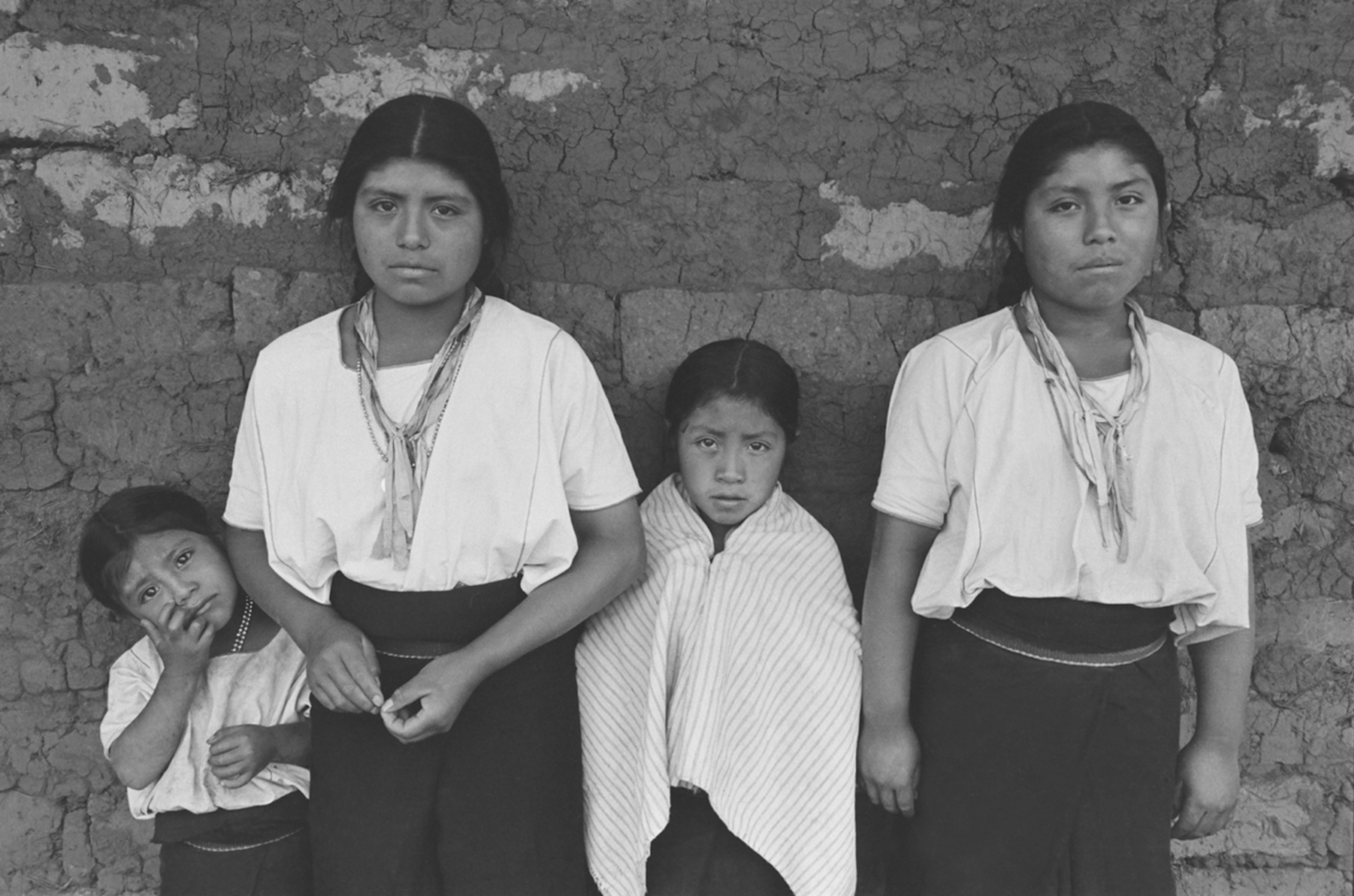 Four sisters in a remote Mayan village in Mexico. (Courtesy of Mark L. Rosenberg)