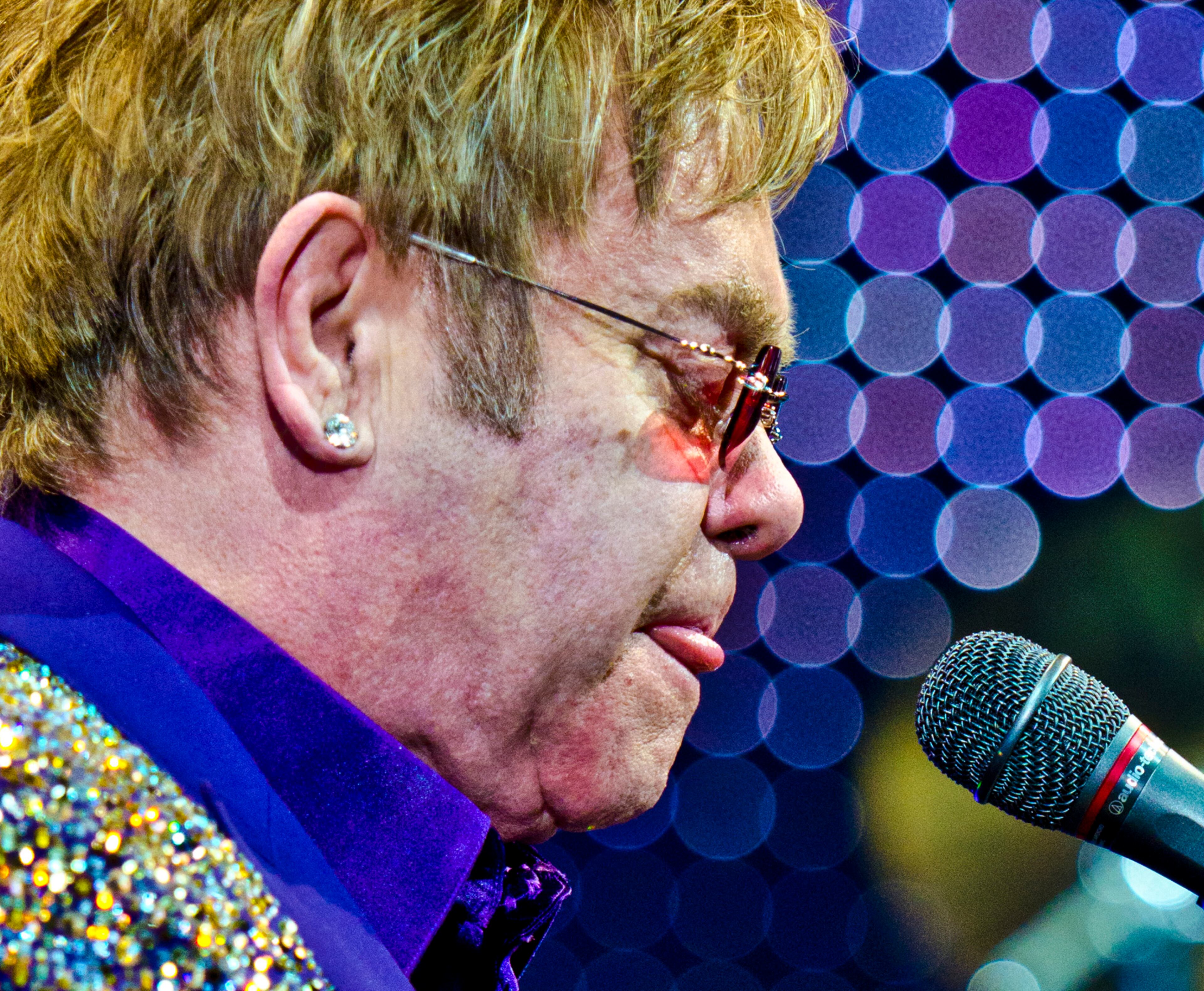 Elton John thrilled the sold out Ervin J. Nutter Center crowd with his seemingly endless selection of massive Billboard hits.