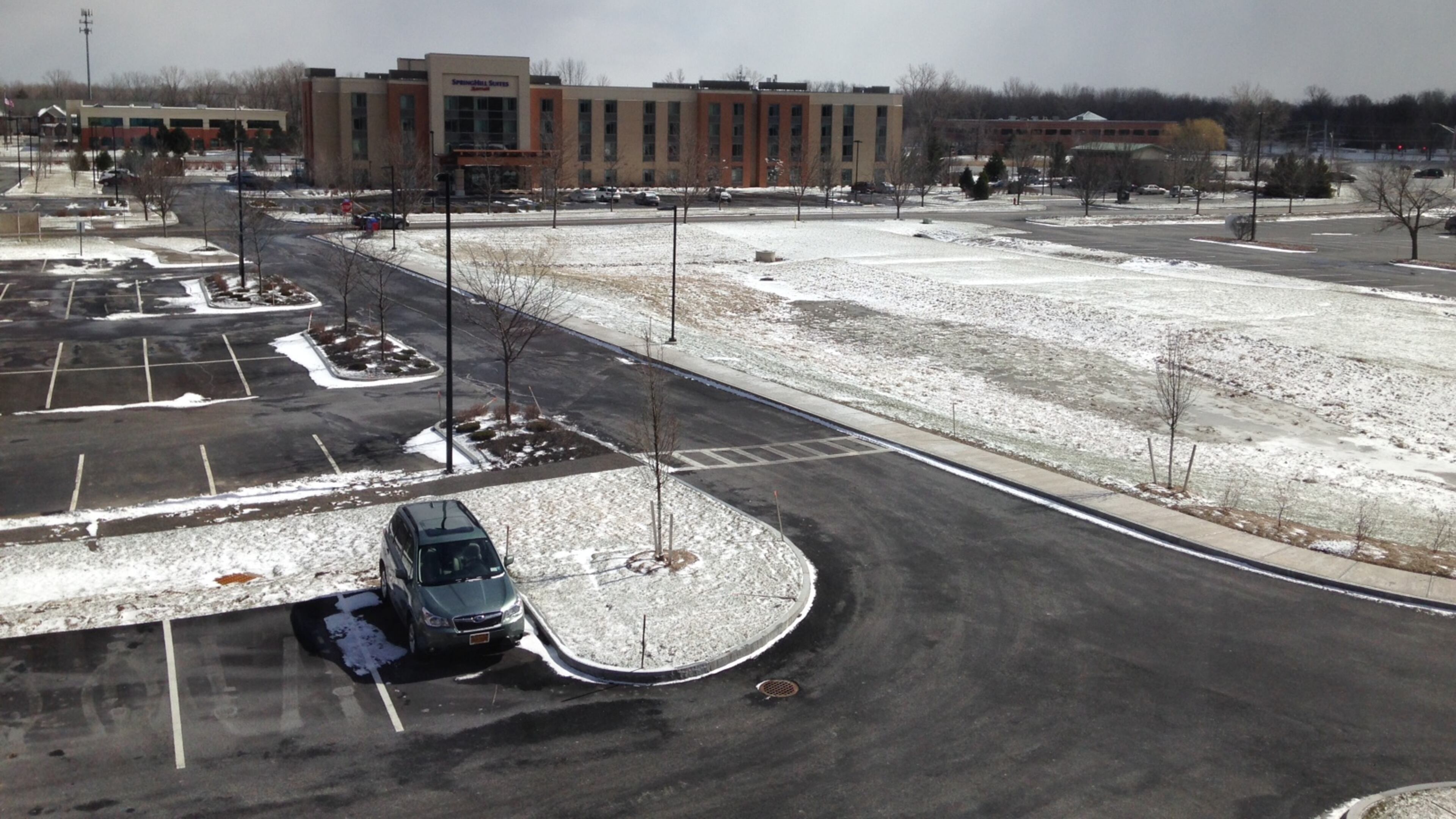The view from my hotel room in East Syracuse, N.Y.