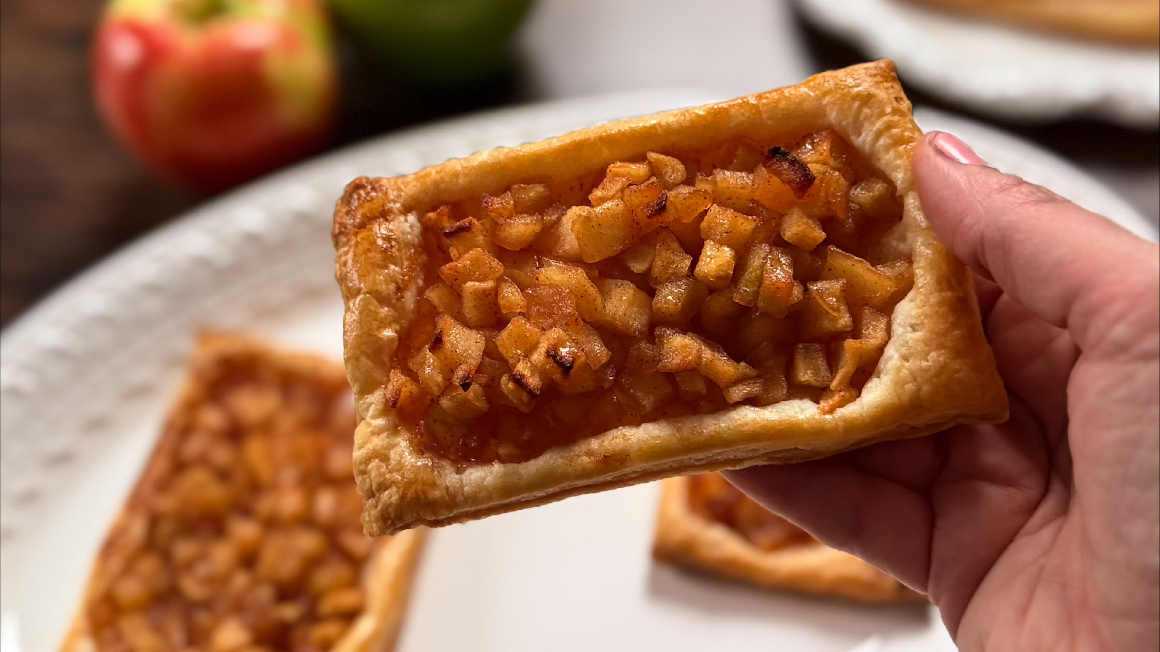 These quick and easy apple puff pastries look just as incredible as they taste, especially straight out of the oven. (Monti Carlo/AJC)