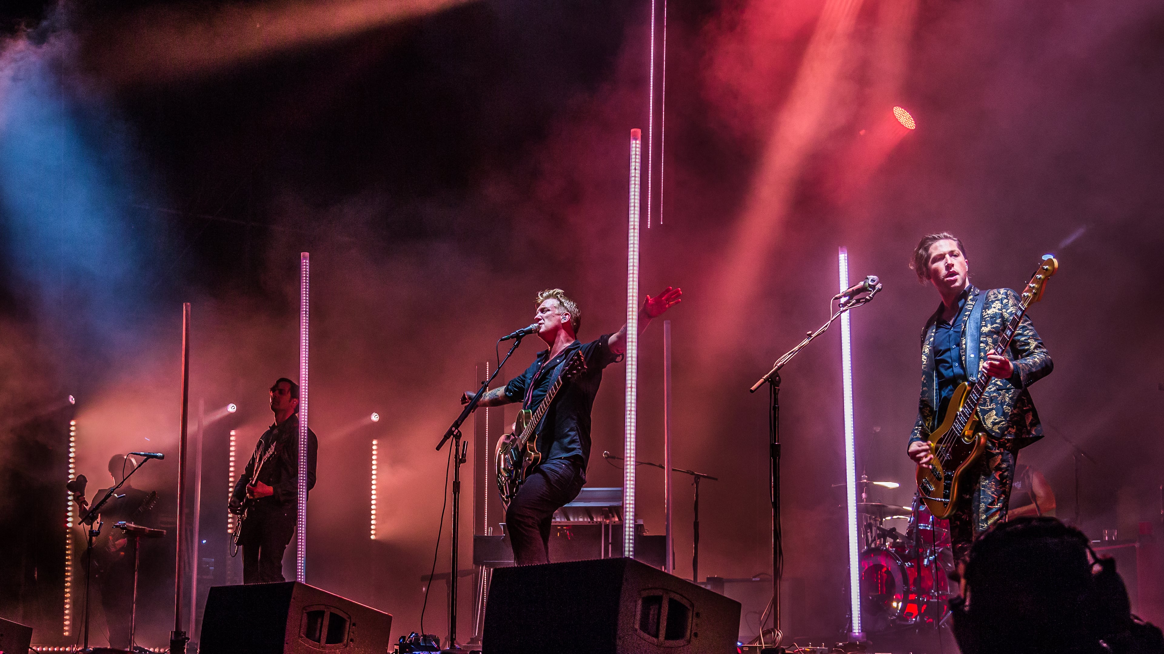 Queens of the Stone Age rocked the second night of Shaky Knees Music Festival on May 5, 2018. Photo: Ryan Fleisher/Special to the AJC