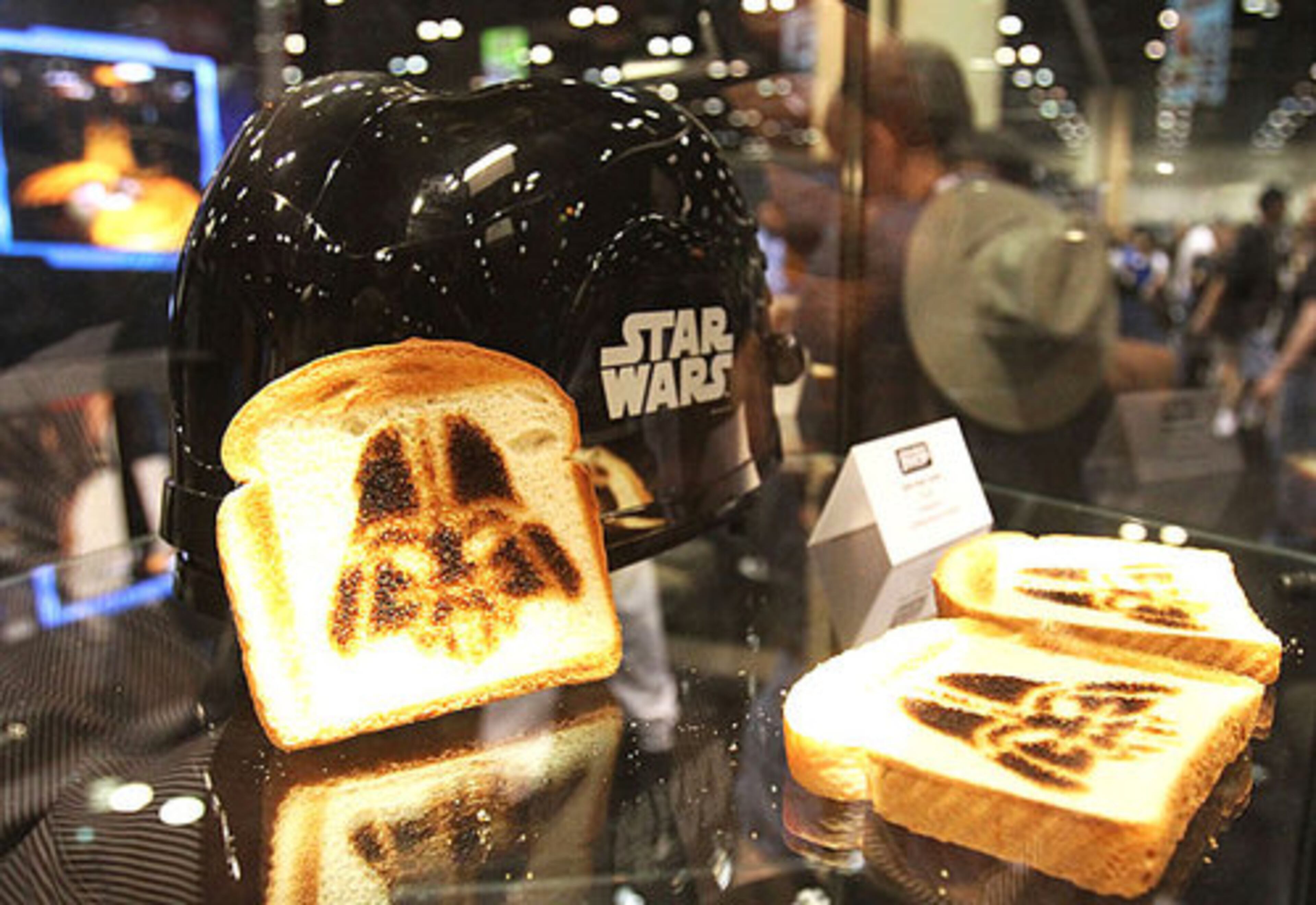 A Darth Vader toaster was on display.