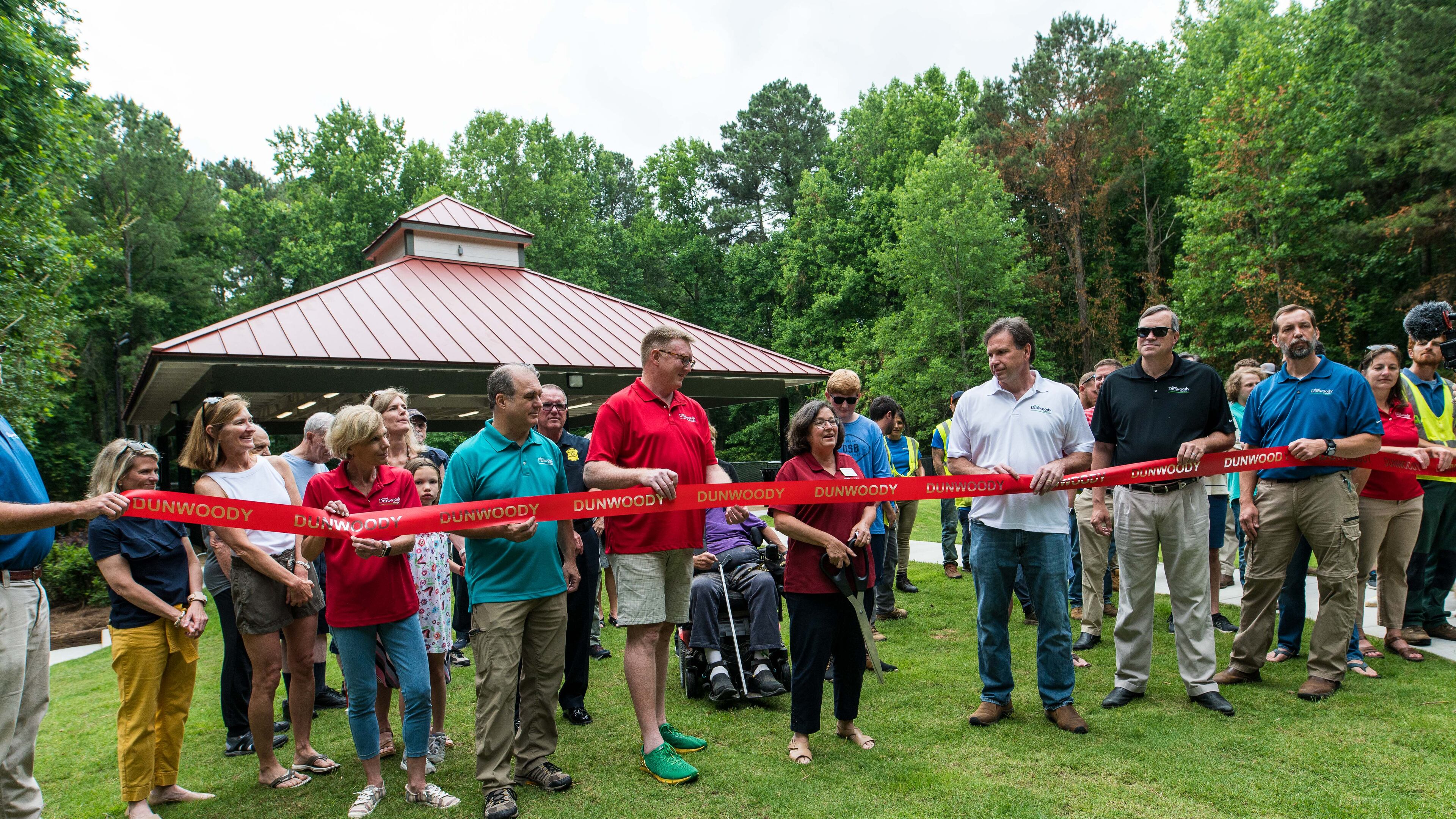 Dunwoody city leaders held a ribbon cutting for Waterford Park on Wednesday.