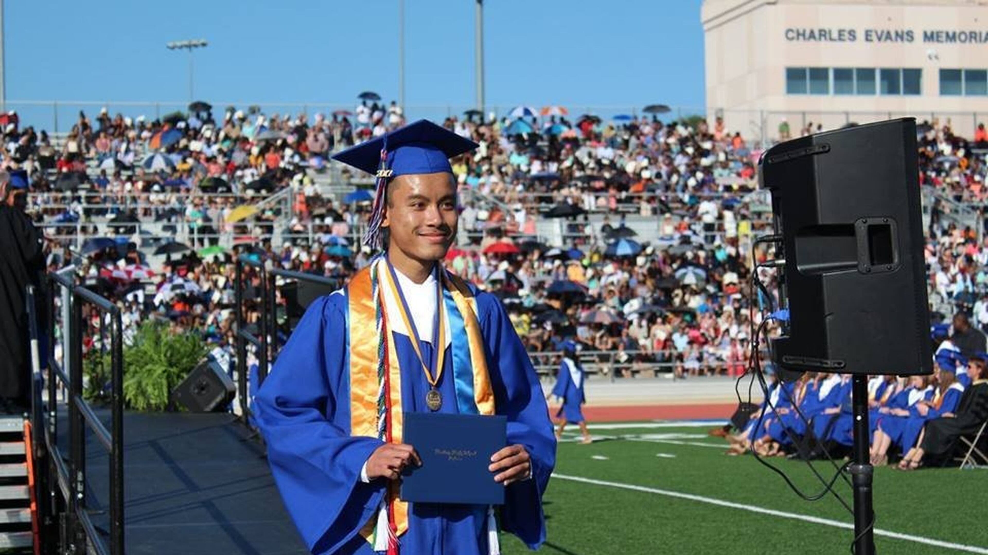 Smith Meach graduated from Rockdale County’s Heritage High School in May having already earned more than 60 college credits. CONTRIBUTED