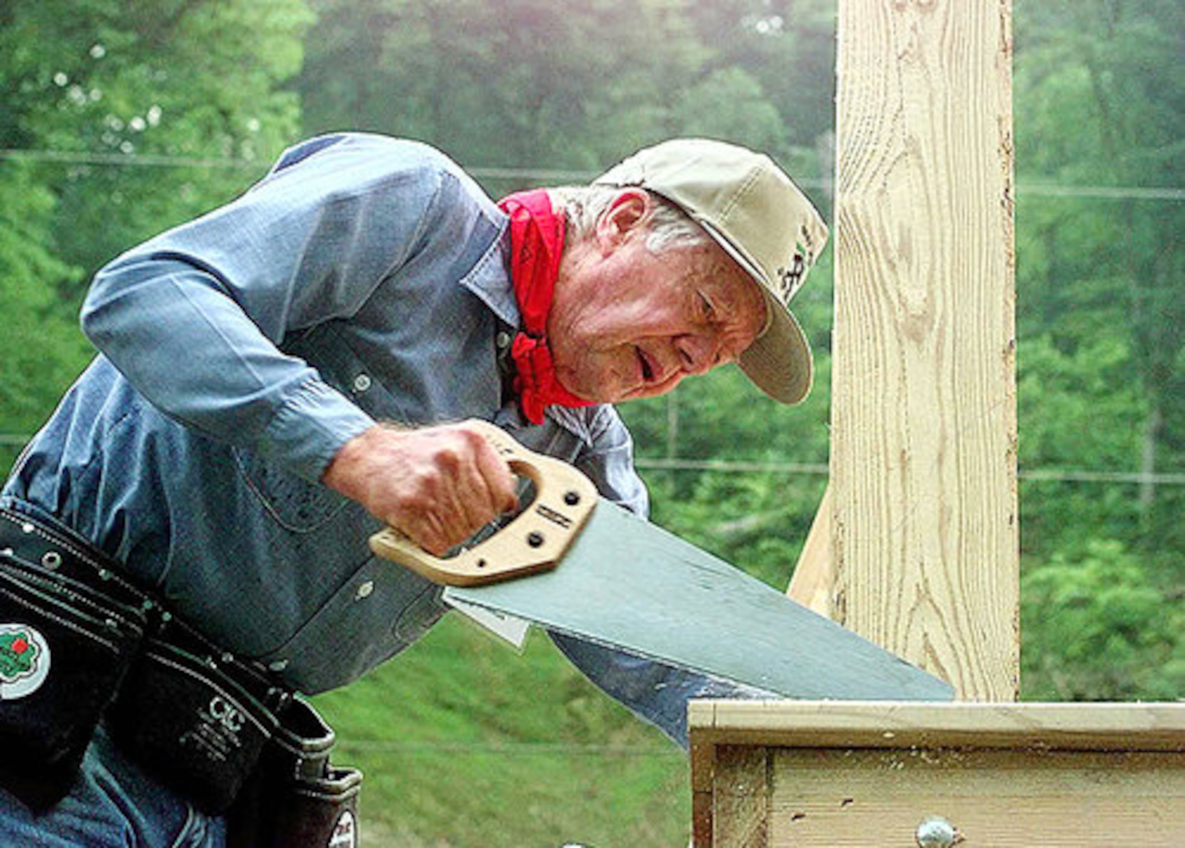 Carter and his wife, Rosalynn, are also well-known for their work as volunteers with Habitat for Humanity, which helps low-income families to build and buy their own homes.
