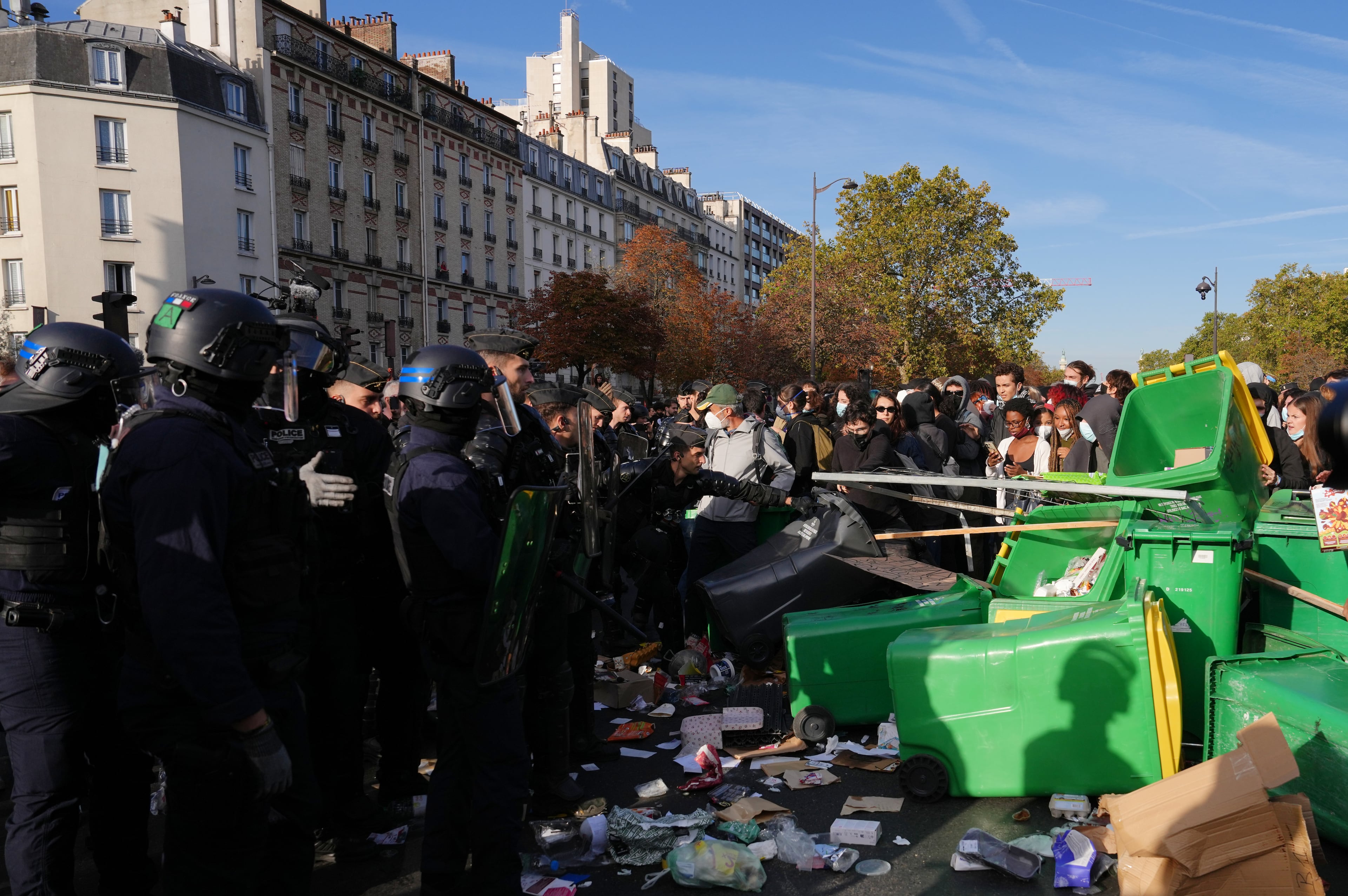 France High School Protests