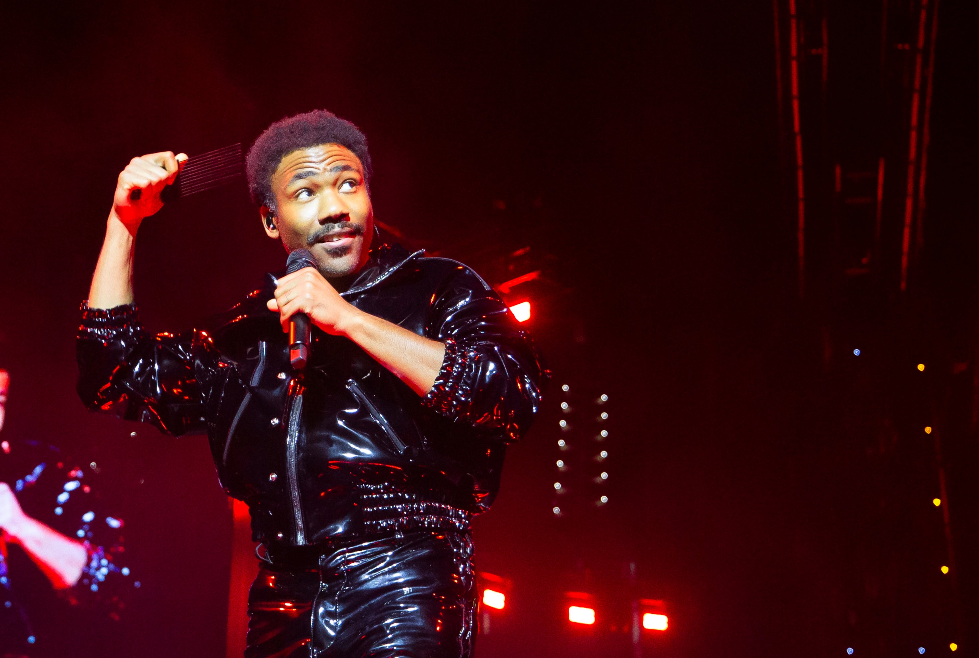 Childish Gambino dazzled a sold out crowd at State Farm Arena with hits spanning his career of rap, R&B, and anthemic hip-hop. Photo taken Monday September 2, 2024 at State Farm Arena. (RYAN FLEISHER FOR THE ATLANTA JOURNAL-CONSTITUTION)