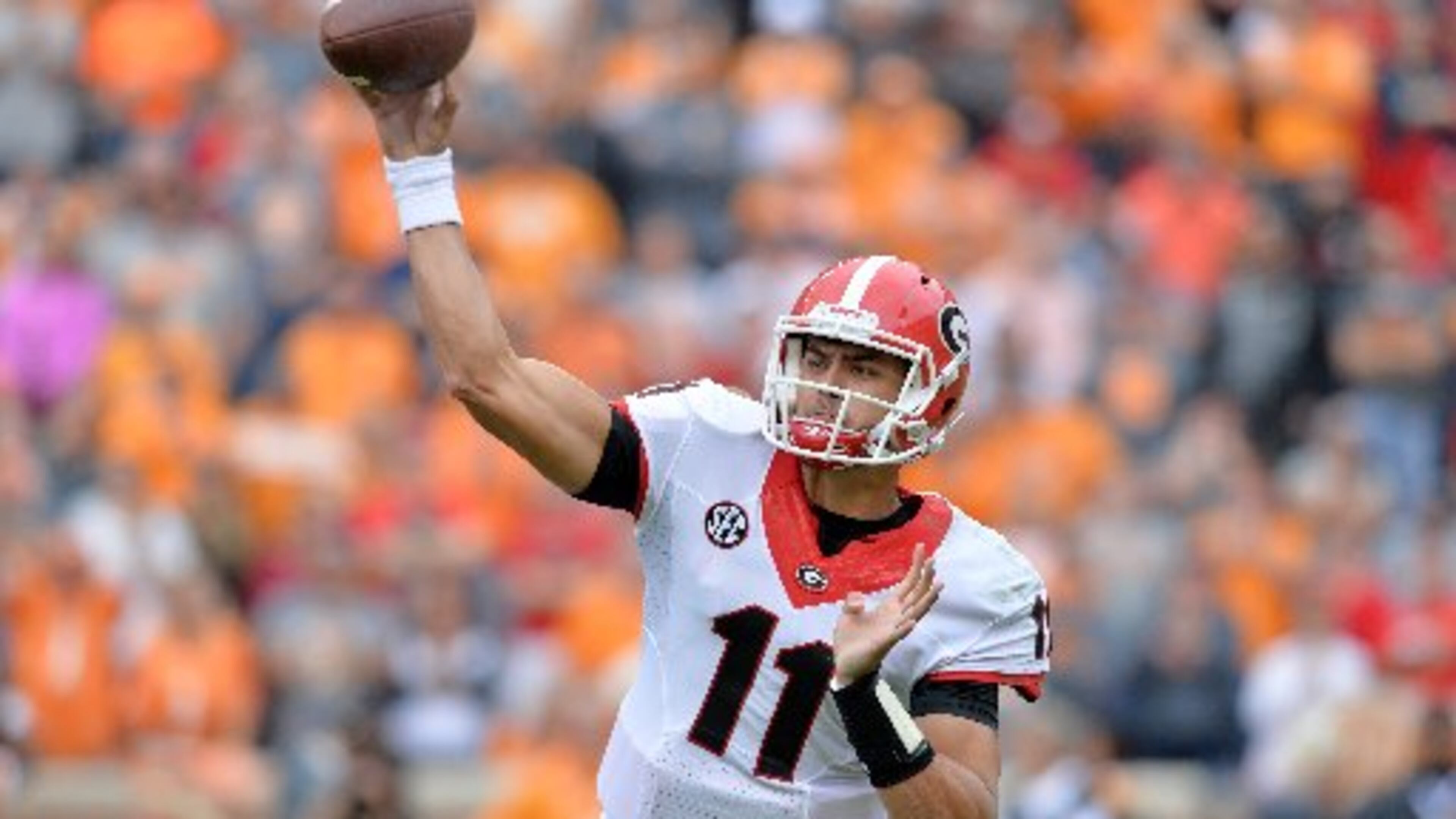 Greyson Lambert was great at Tennessee in 2015 but he got unlucky. BRANT SANDERLIN/BSANDERLIN@AJC.COM