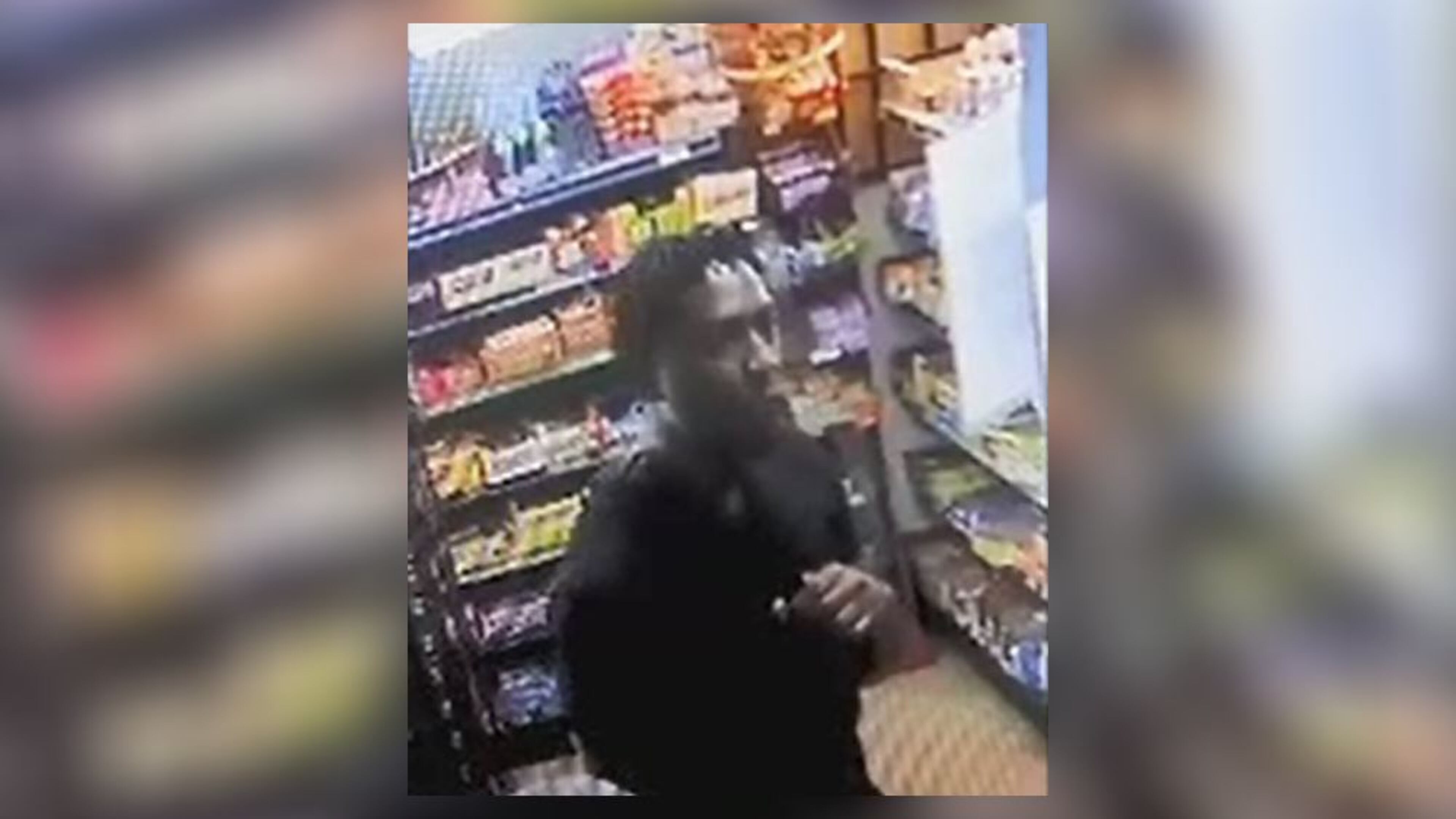DeKalb County police said the man pictured is sought for questioning in connection with a shooting that occurred last month outside a gas station in Tucker. Investigators said they also hope to question the man about a robbery that occurred two hours earlier.